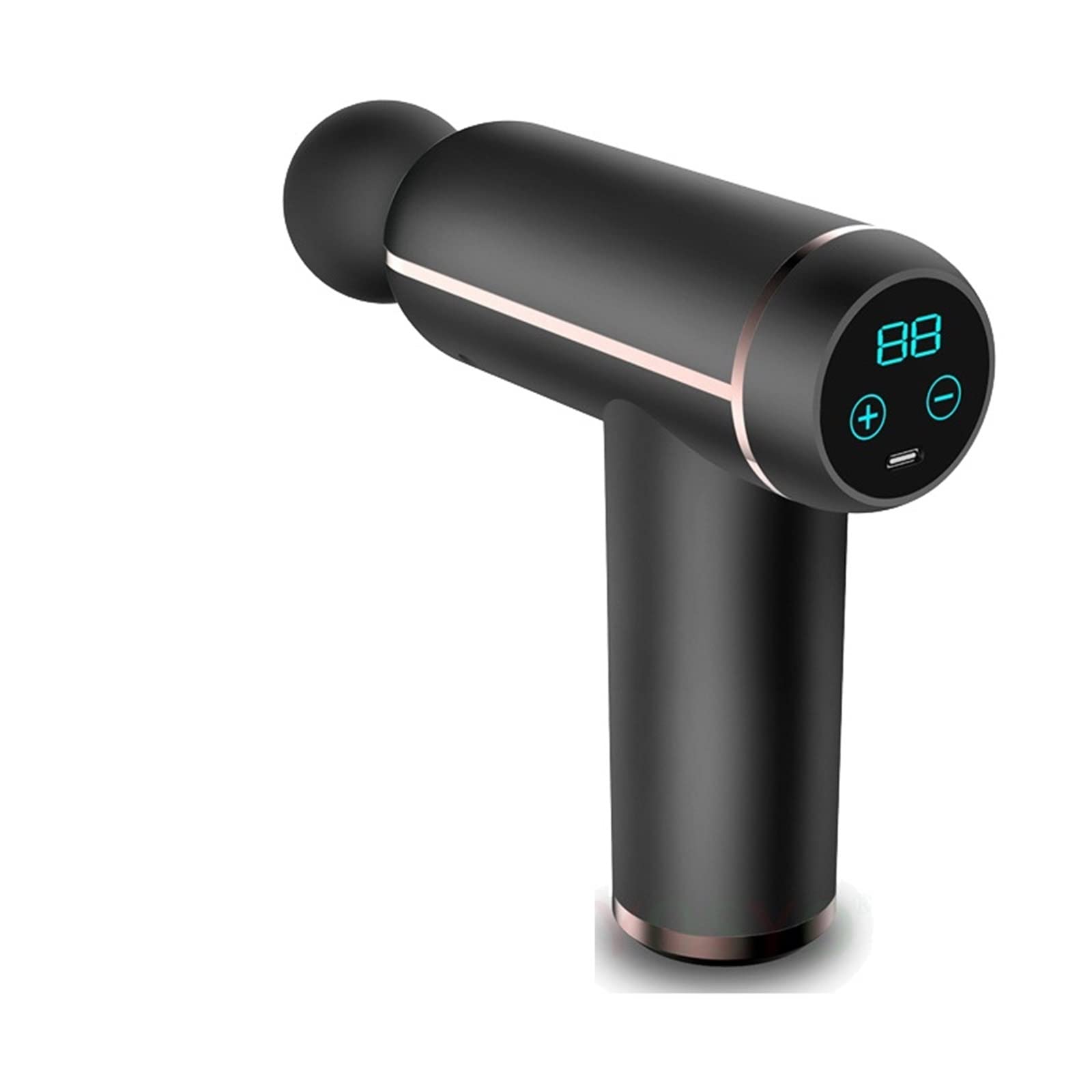 HATAP Mini LCD Electric Massage Gun - 32 Speed Handheld Muscle Massager for Women, Deep Tissue Fascia Gun for Fitness Recovery & Pain Relief - Portable Black Massage Device (M16XYZ-Black) - Perfect for Home Gym, Office Relaxation & Post-Workout Recovery