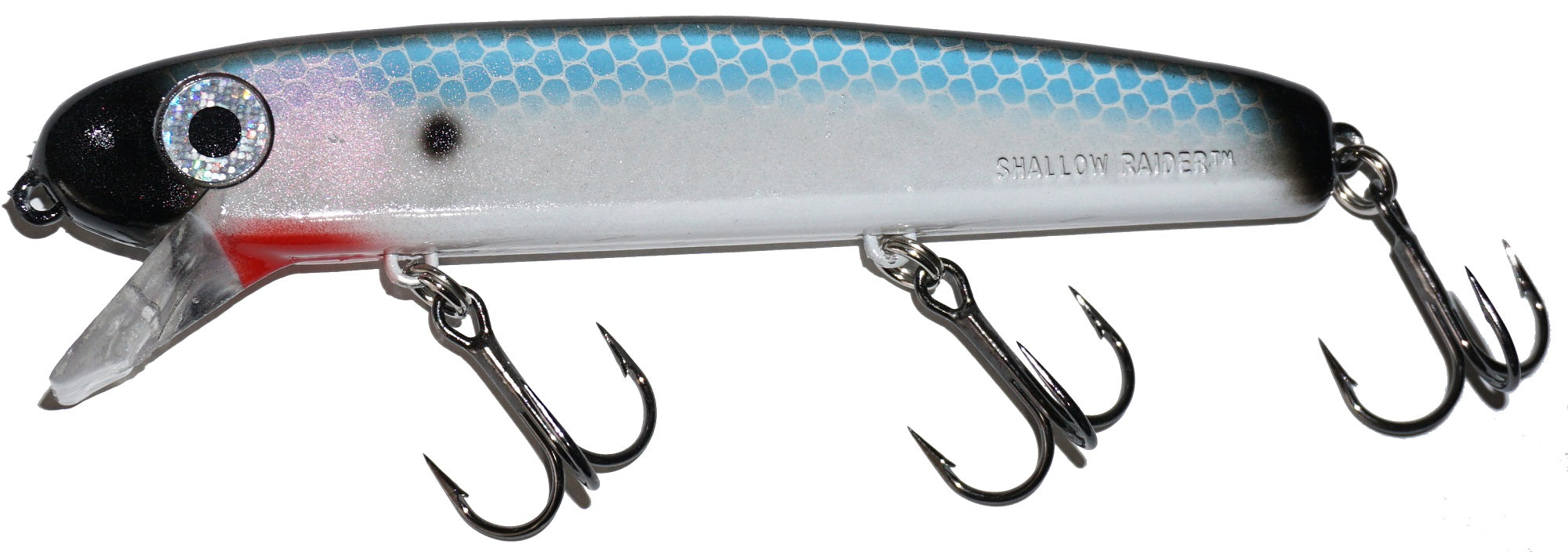 Bucher 5 Shallow Raider Crankbait Fishing Lure - Topwater Bass Bait for Freshwater & Saltwater - Perfect for Shallow Water Fishing, Casting, and Trolling