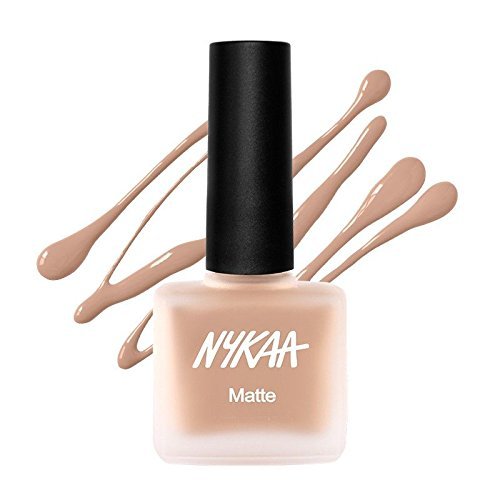 Nykaa Nude Matte Nail Polish - Milk Chocolate 157 (9ml) | Long-Lasting Vegan Nail Enamel for Everyday Wear, Office & Special Occasions