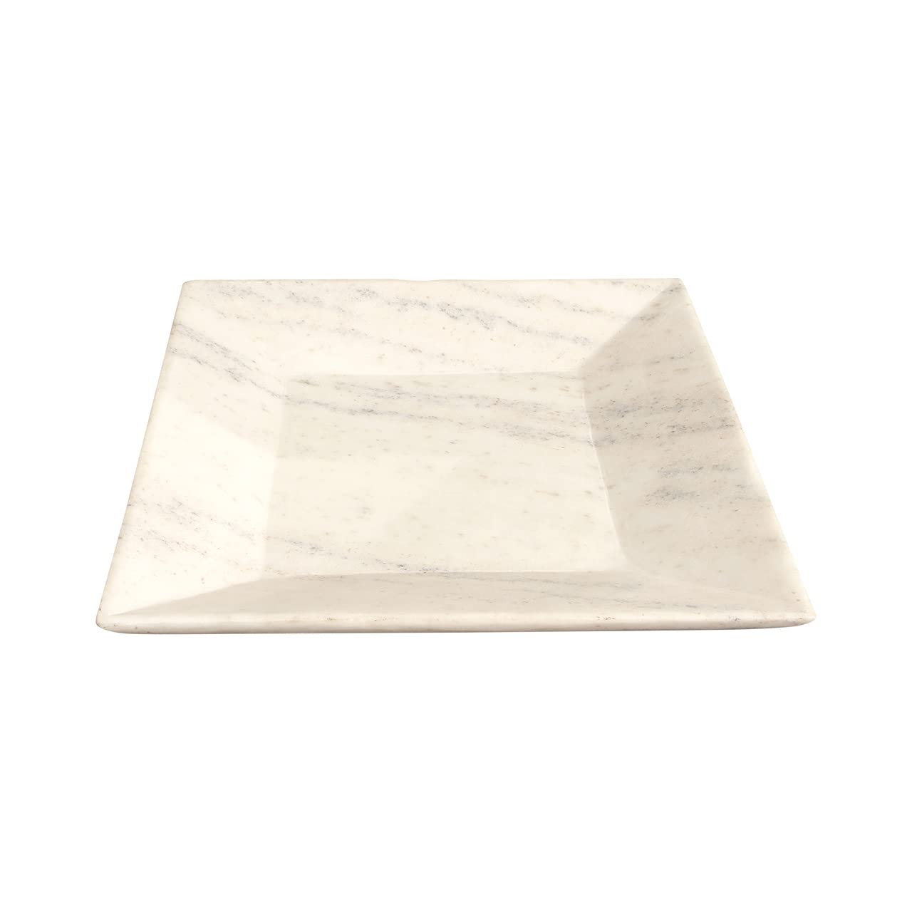 Natural Marble Square Tray - Elegant Home Decor & Jewelry Organizer