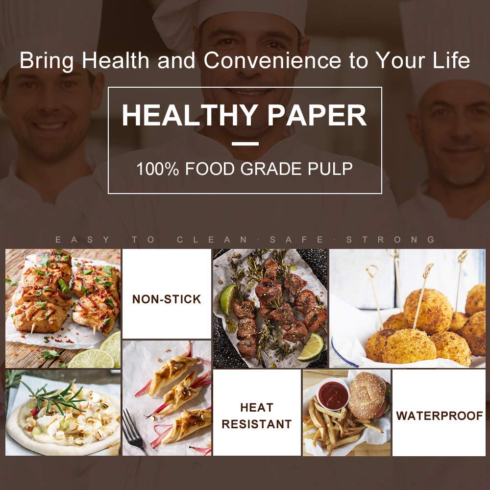 100pcs 7.5-Inch Air Fryer Liners - Premium Perforated Parchment Paper for Philips, Cozyna, Secura, NuWave, Chefman, GoWISE USA, BLACK+DECKER, COSORI Air Fryers | Non-Stick, Easy Clean | Perfect for Cooking Fries, Chicken Wings & Vegetables