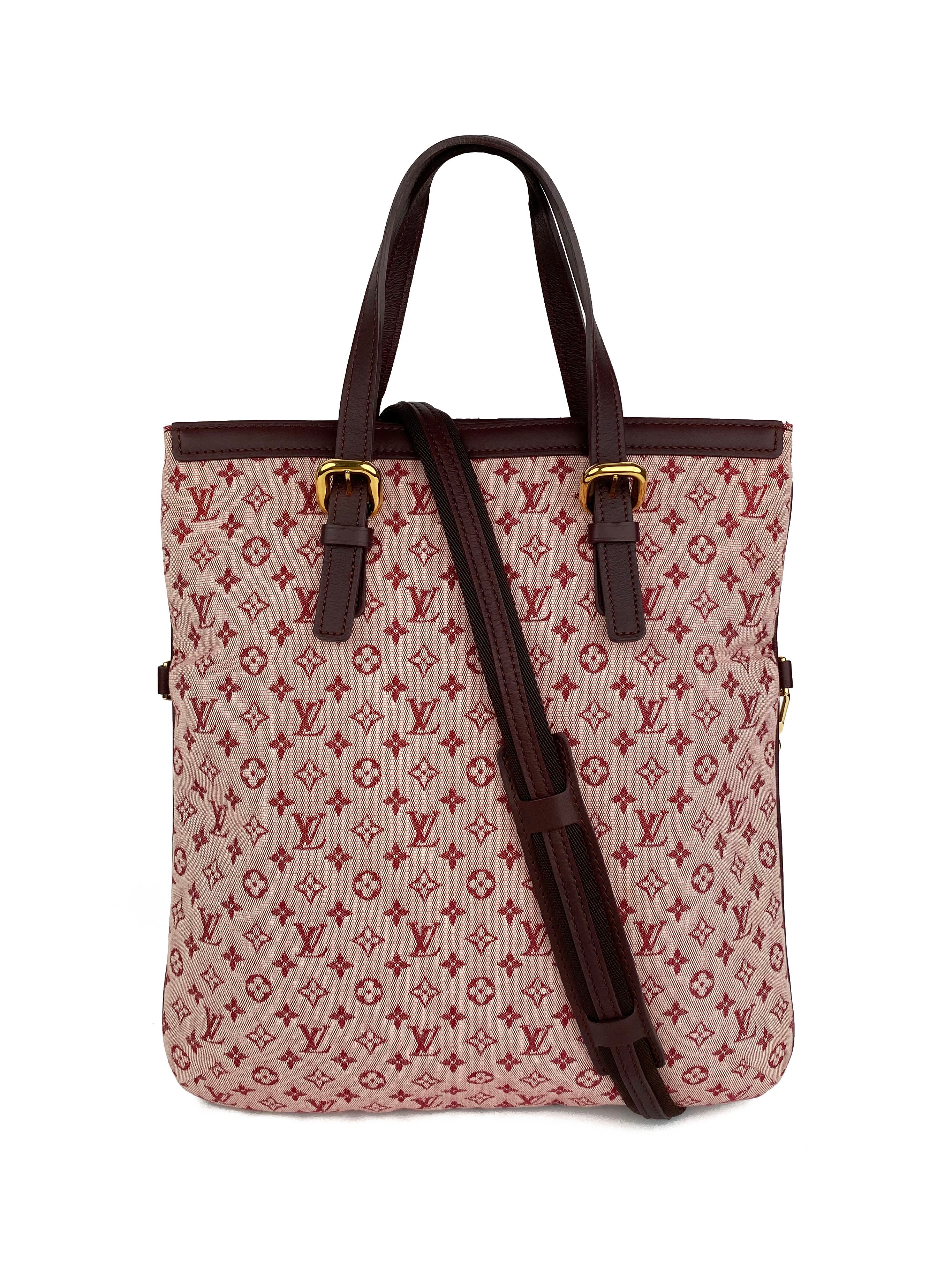 Authentic Louis Vuitton Vintage Pink Denim Tote Bag for Women | Luxury Designer Handbag | Perfect for Work, Travel & Everyday Use