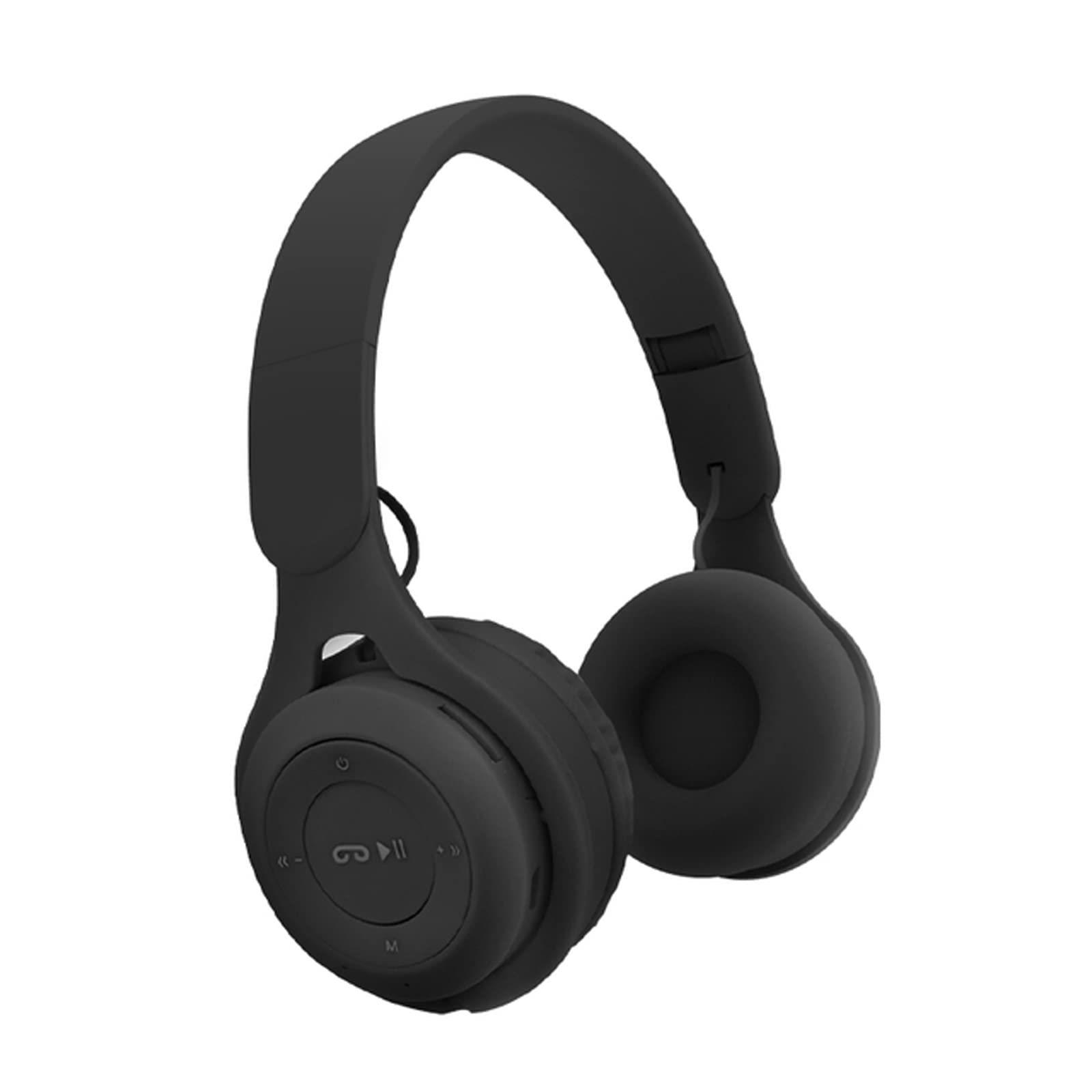 Wireless Bluetooth 5.0 Over-Ear Headphones for Kids - Comfortable Protein Earpads, Foldable Design, Built-in Mic & HiFi Sound - Perfect for School, Travel & Online Learning (Black)