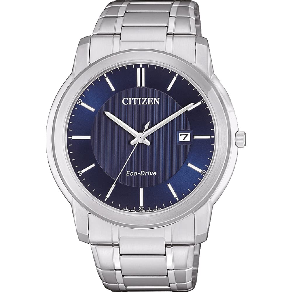 Citizen Men's Eco-Drive Stainless Steel Analog Watch - Water Resistant, Solar Powered, Date Display - Perfect for Business, Casual Wear & Outdoor Activities