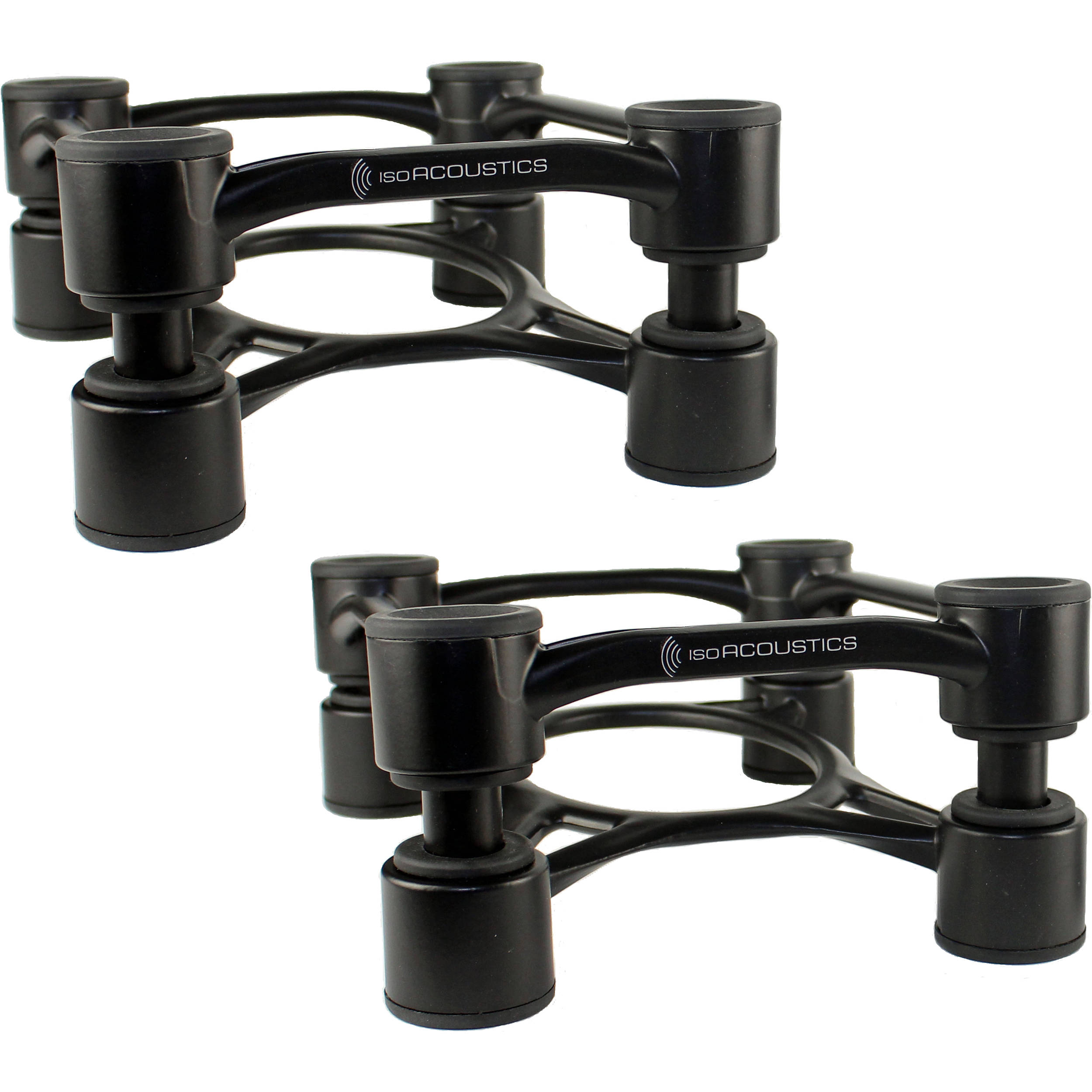 IsoAcoustics Aperta Speaker Isolation Stands - Premium Studio Monitor Isolation Pads for Enhanced Audio Clarity - Perfect for Home Studios, Recording Studios, and Audiophile Setups