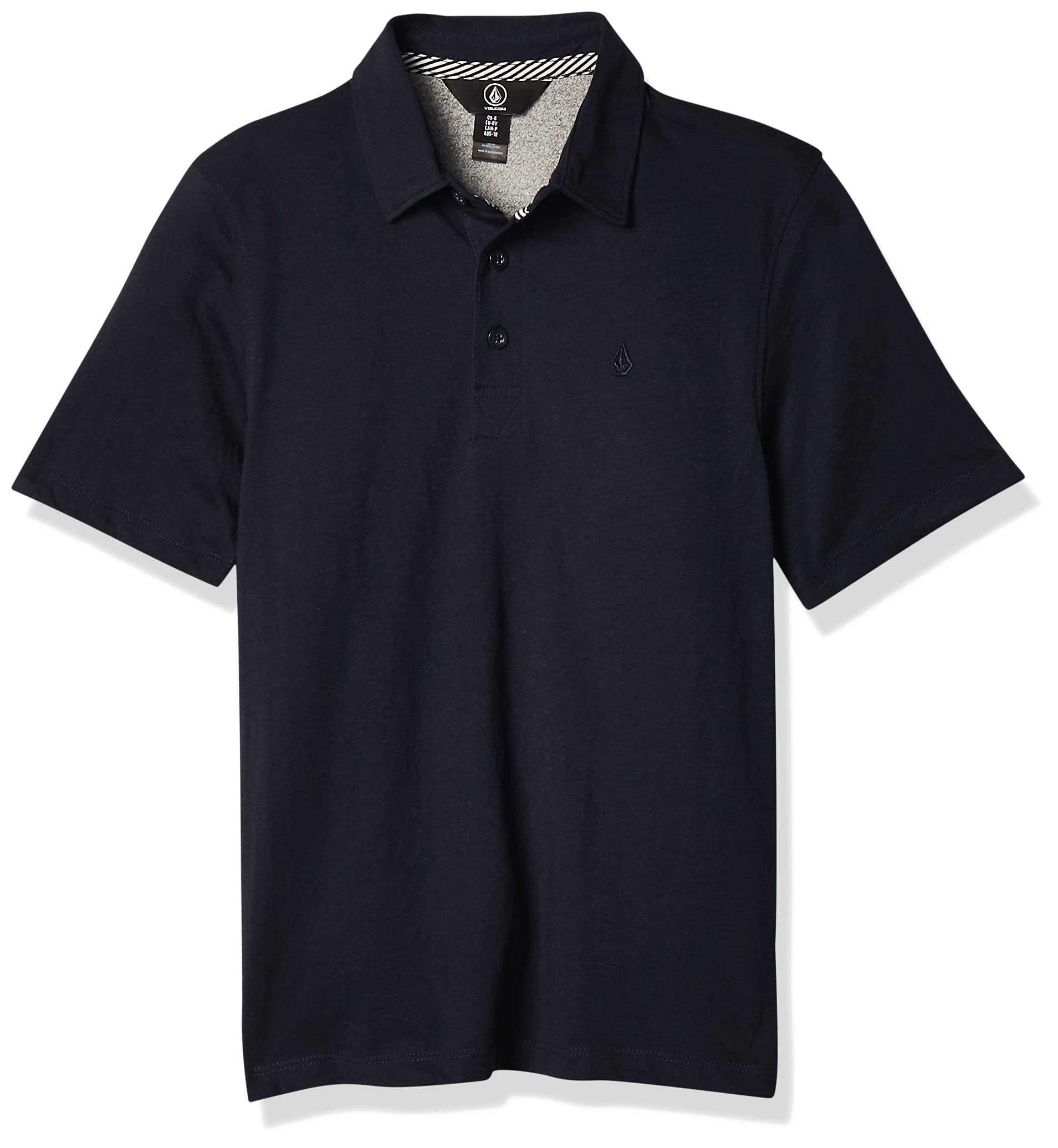 Volcom Boys' Wowzer Short Sleeve Polo Shirt - Comfortable Cotton Blend for Big & Little Boys (Sizes 4-18) - Perfect for School, Playdates & Casual Outings