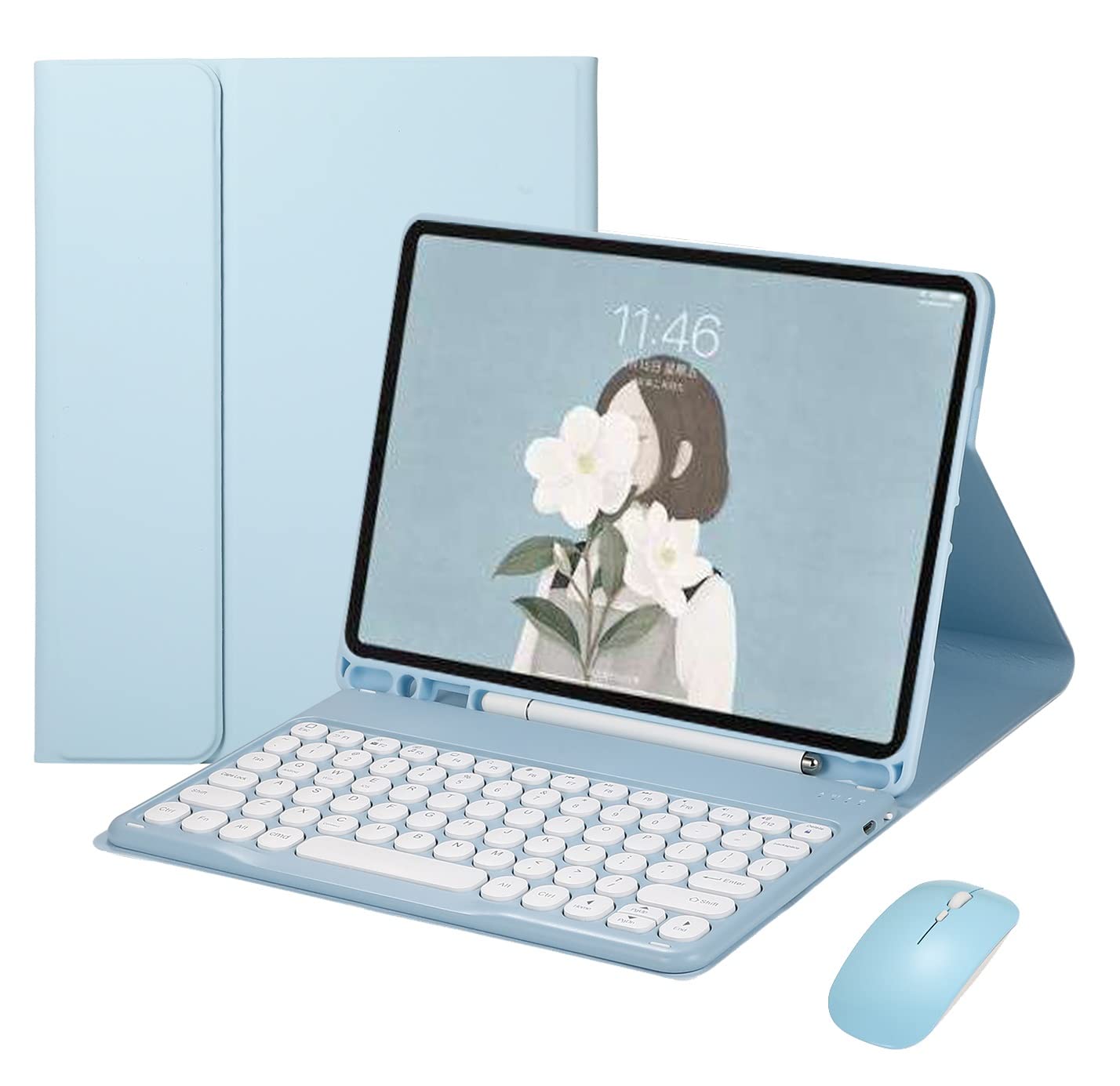 Wireless Bluetooth Keyboard Case for Samsung Galaxy Tab S8 Ultra 14.6