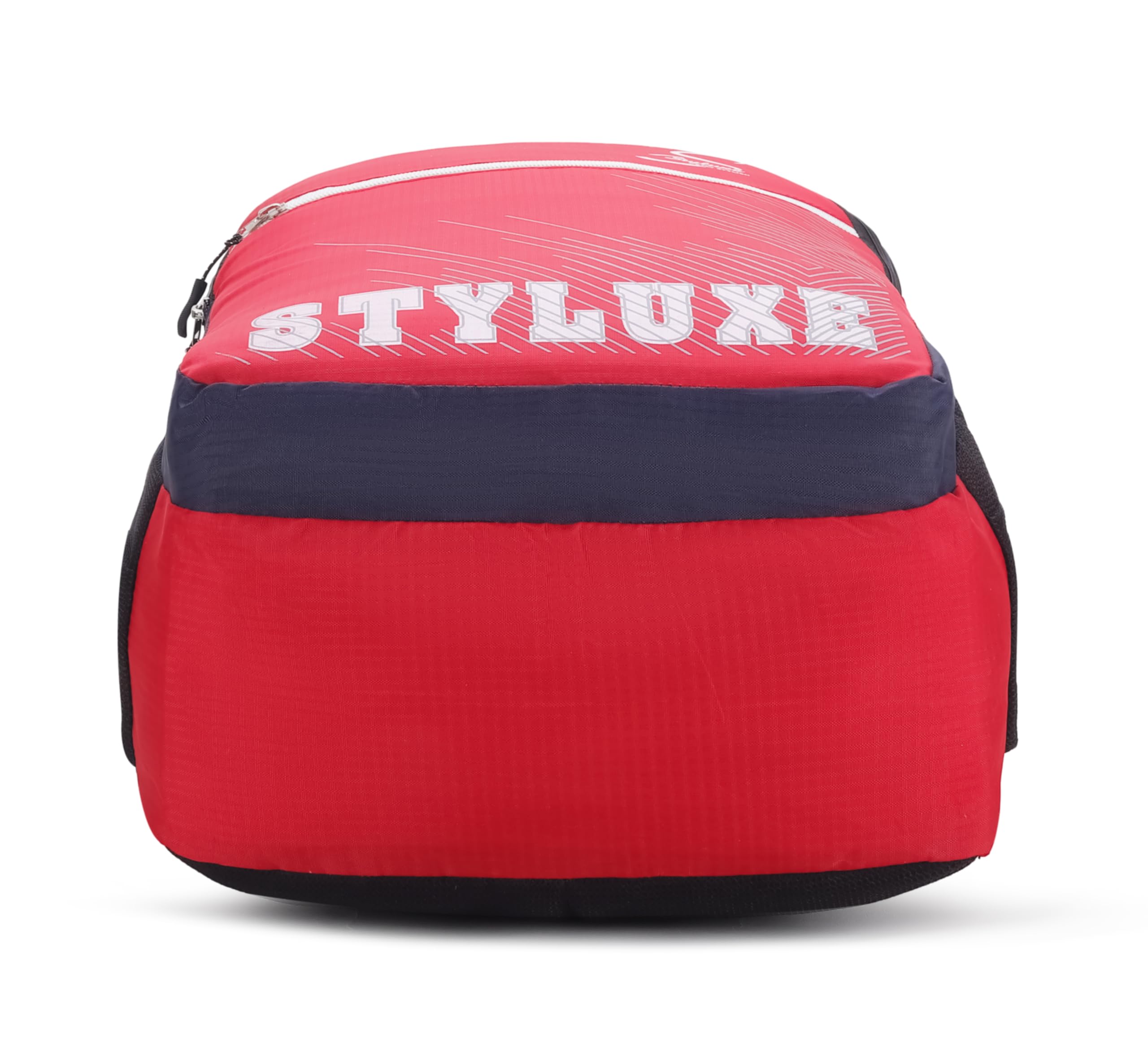 Styluxe Lightweight Red & Blue Backpacks for Boys, Girls, Men & Women - Durable School, College, Office & Travel Laptop Bag - Perfect for Daily Commute, Campus Life & Business Trips