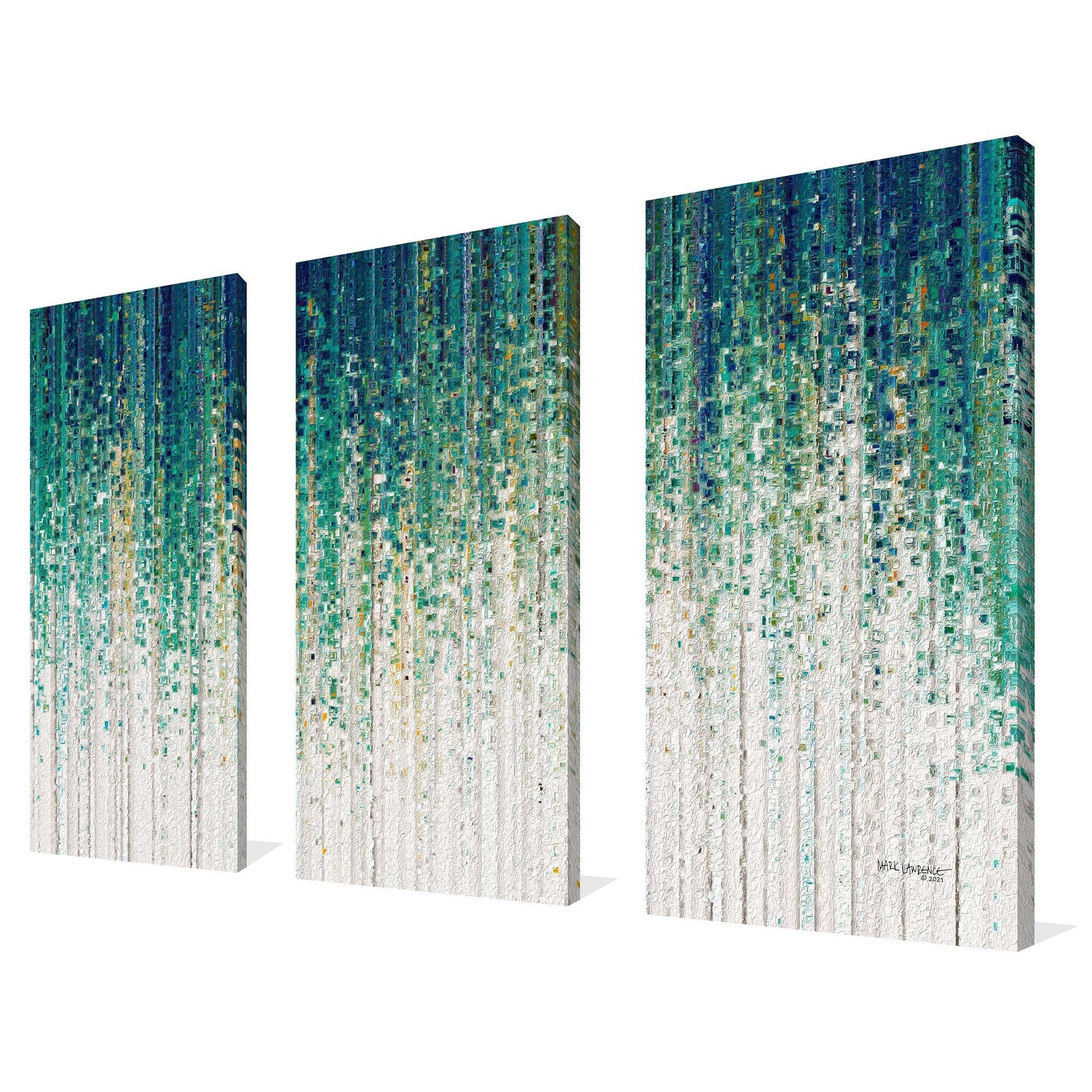 1 Timothy 1:14 Abundant Grace Christian Wall Art - 3 Piece Canvas Set for Home Decor, Church & Office - Inspirational Bible Verse Painting Set