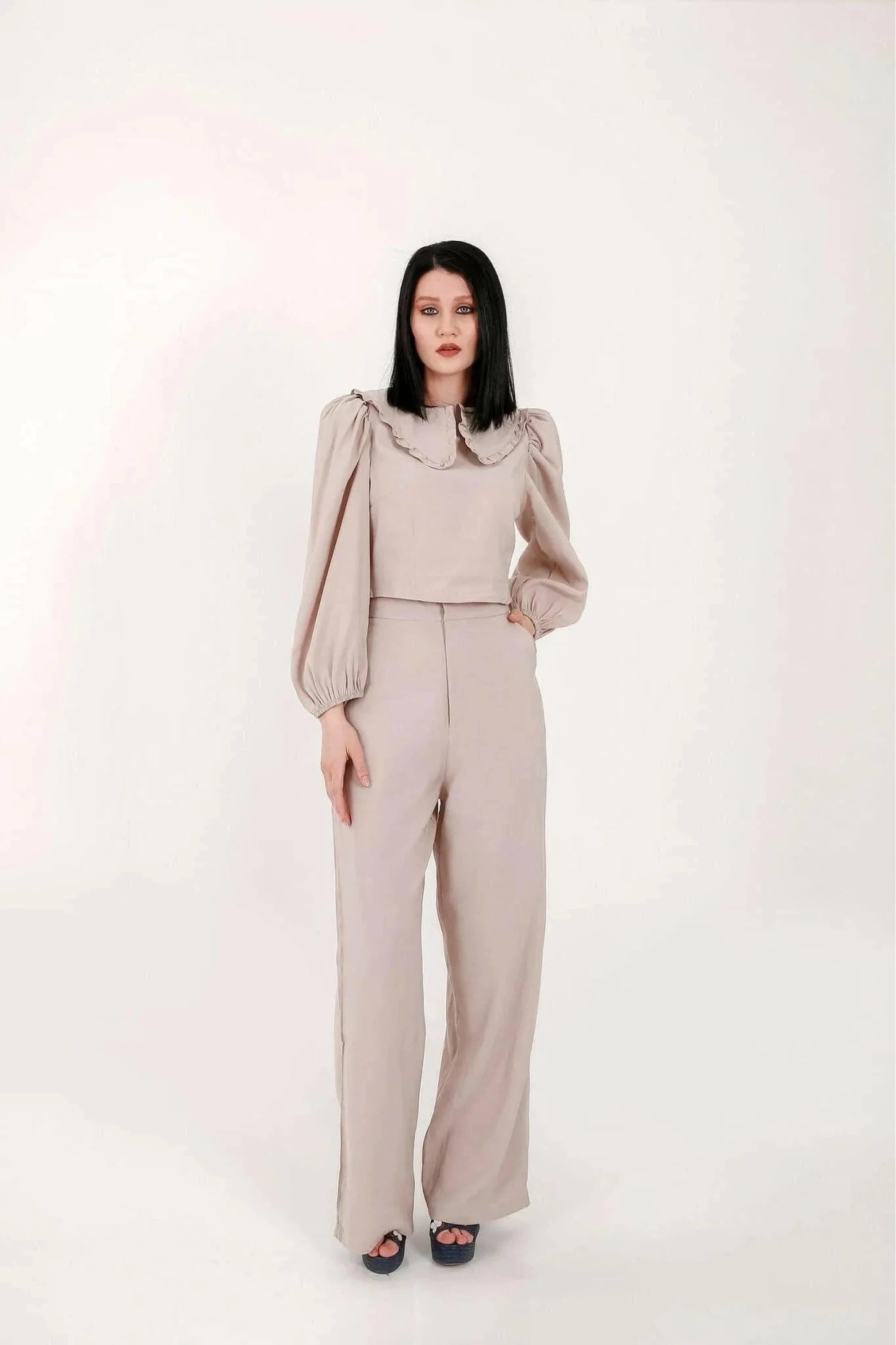 BY Baano Women's Trendy Pants Set - Stylish Dress Ensemble for Fashionable Outfits | Perfect for Office Wear, Casual Outings & Special Occasions