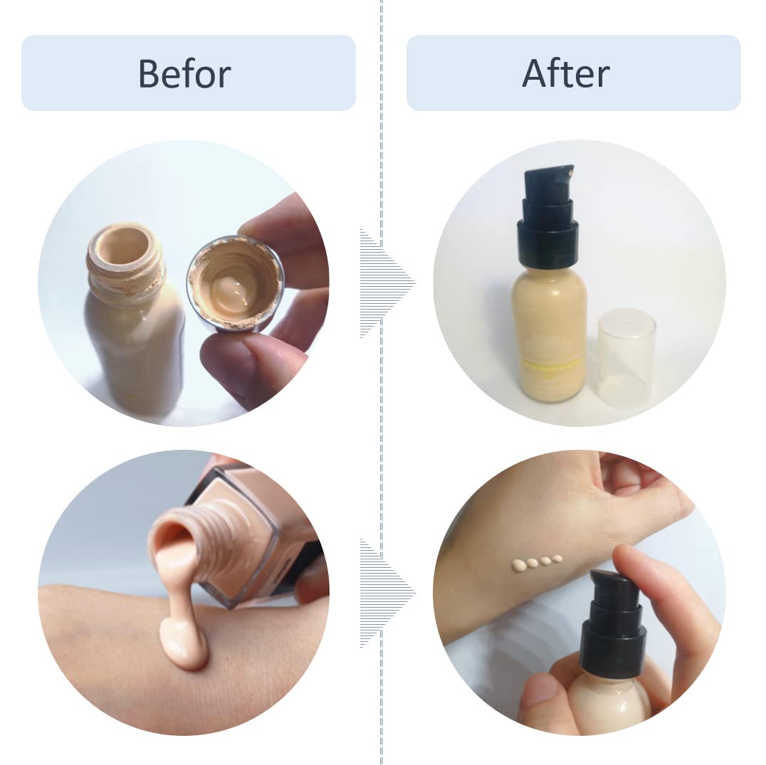 2-Pack Replacement Press Pump for L'Oreal Paris True Match Super-Blendable Foundation - Perfect for Easy Dispensing & Travel-Friendly Makeup Application