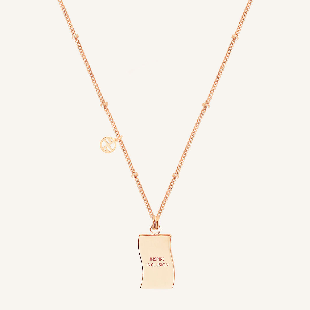 Inspire Inclusion Necklace - Elegant Women's Jewelry for Empowerment & Diversity - Perfect for Gifts, Work, and Special Occasions