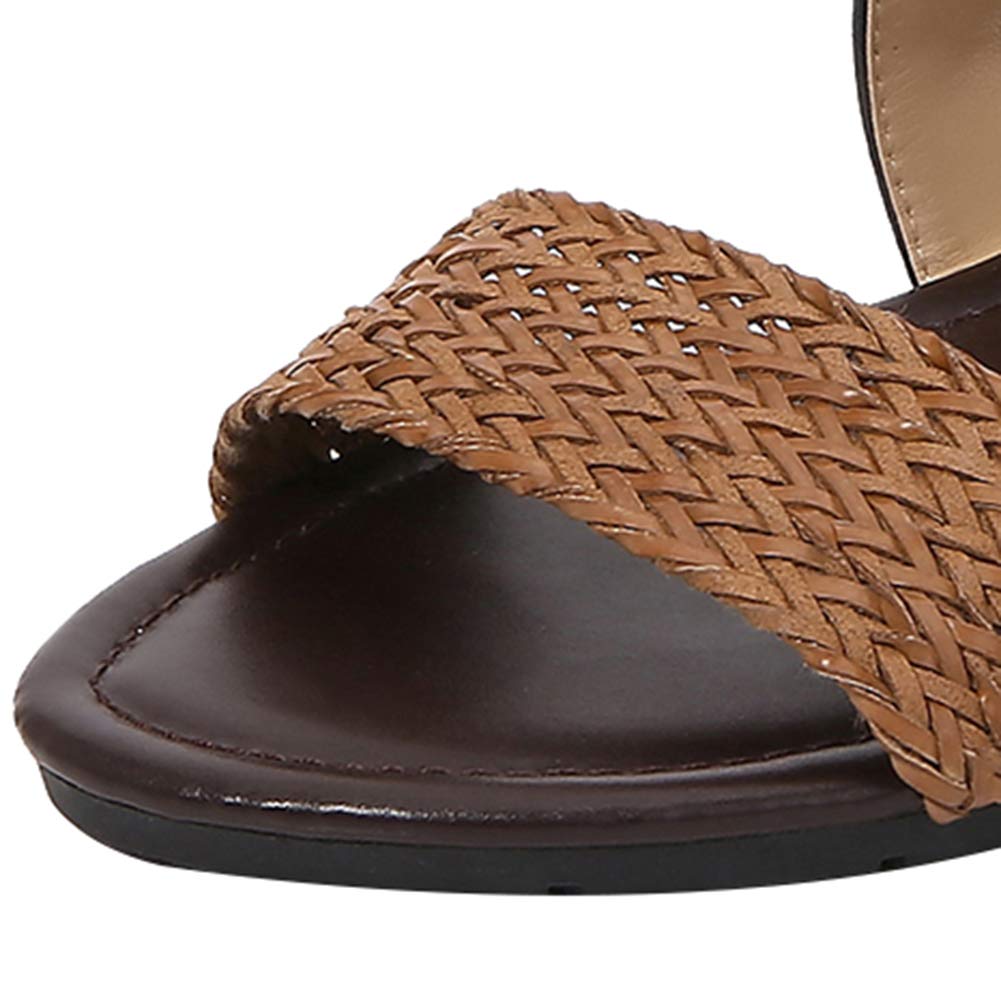 Women's Open Toe Gladiator Sandals - Criss Cross Strap Summer Sandals for Beach, Vacation & Casual Outfits | Rismart Comfortable Walking Shoes