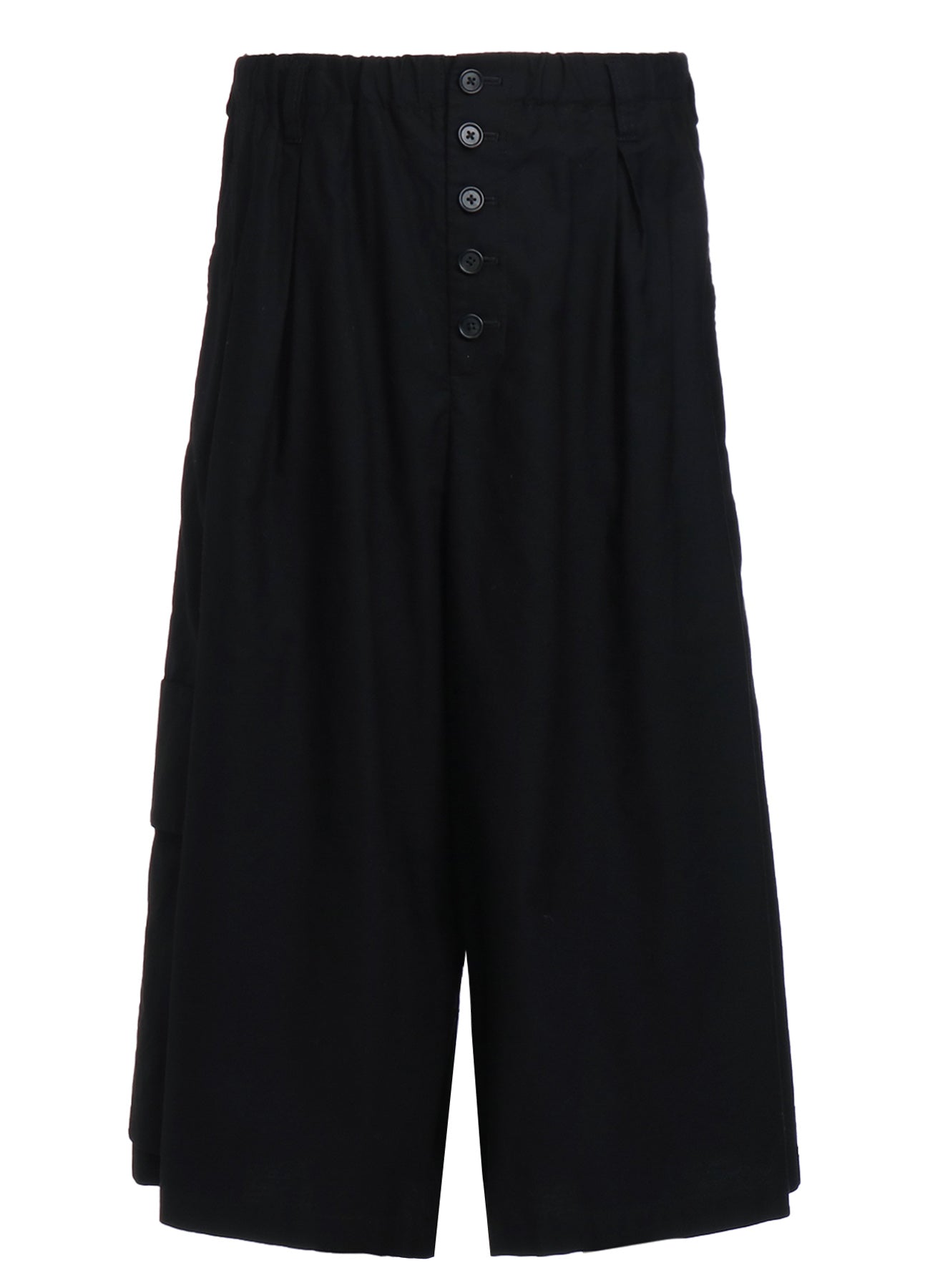 Stylish Cotton Twill Cropped Wide Pants with Gusseted Flap Pockets - Women's High Waisted Casual Trousers for Work, Travel & Everyday Wear