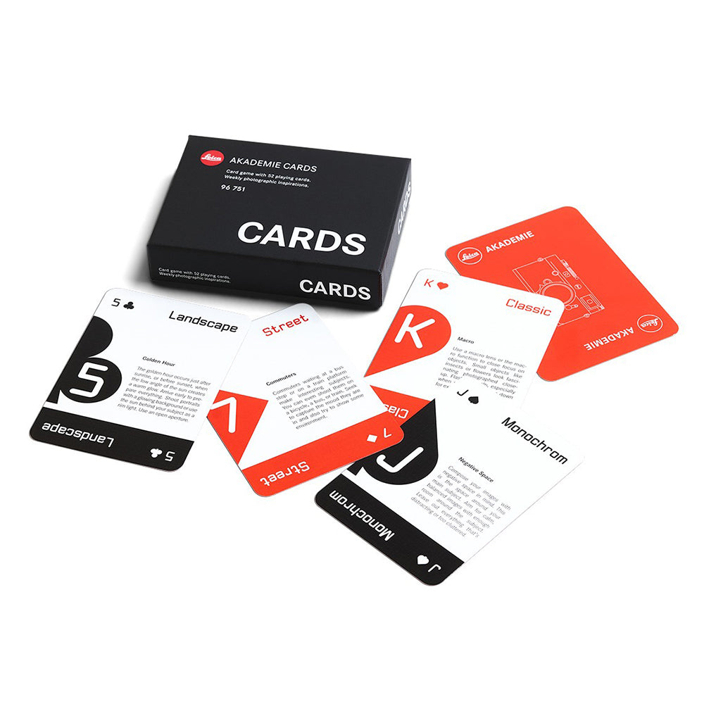 Leica Akademie Photography Flash Cards - Professional Learning Tools for DSLR & Mirrorless Camera Enthusiasts | Perfect for Beginners & Advanced Photographers | Use in Workshops, Classes & Self-Study