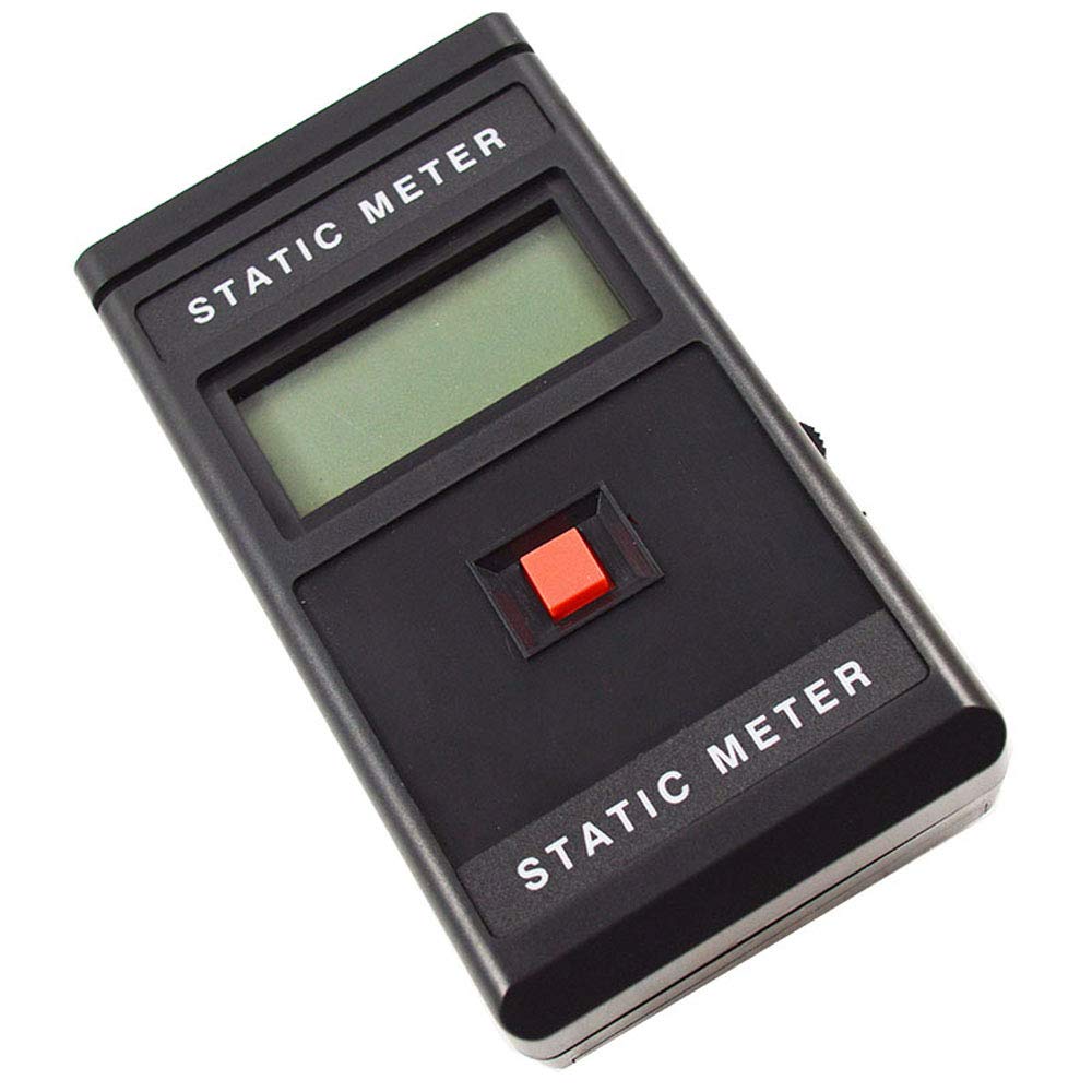 INTBUYING Handheld LCD Electrostatic Field Meter - Digital Static Tester for ESD Measurement | Ideal for Electronics, Industrial Safety & Cleanroom Environments