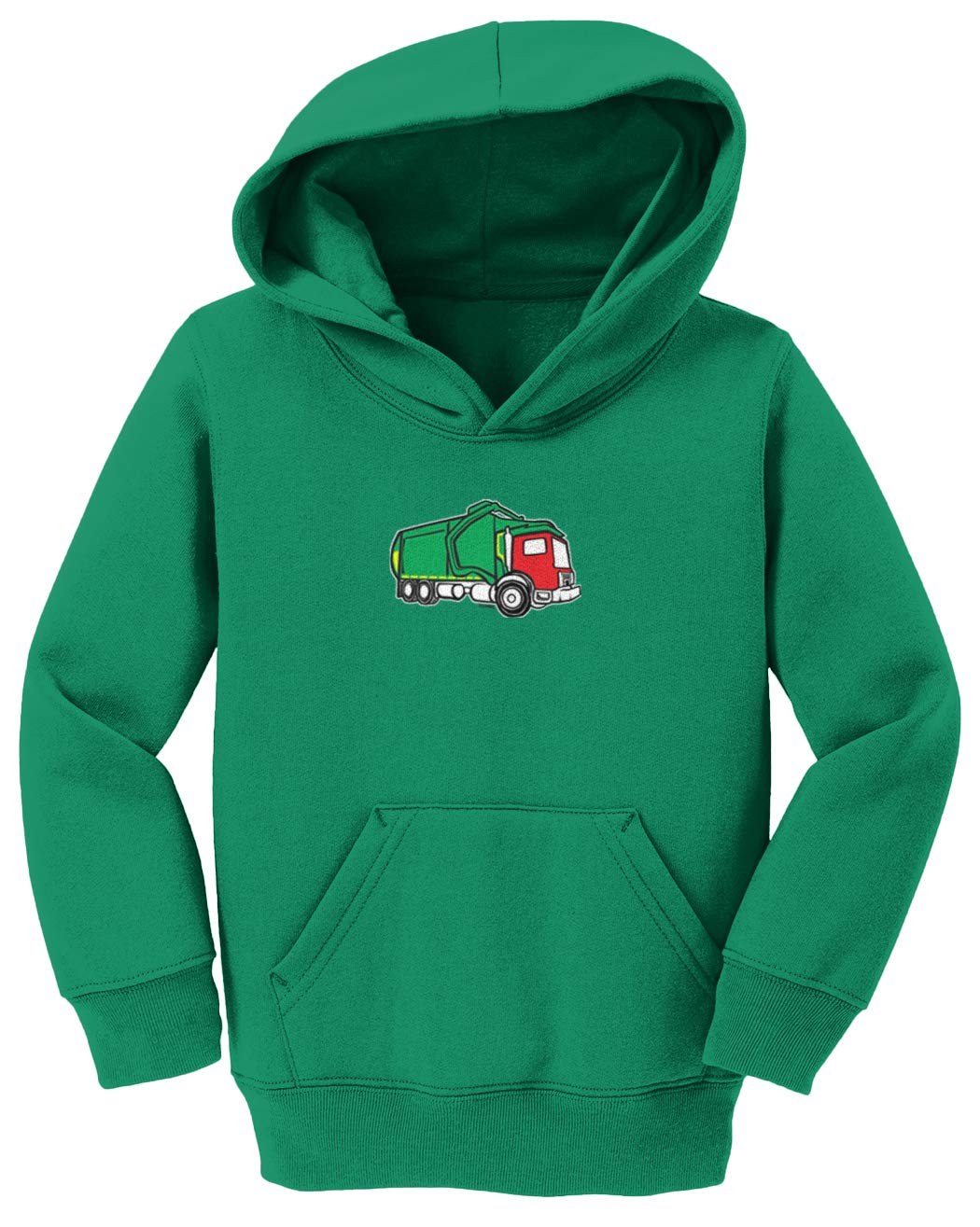 Kids Garbage Truck Fleece Hoodie - Fun & Cozy Toddler & Youth Pullover for Playtime & Outdoor Adventures