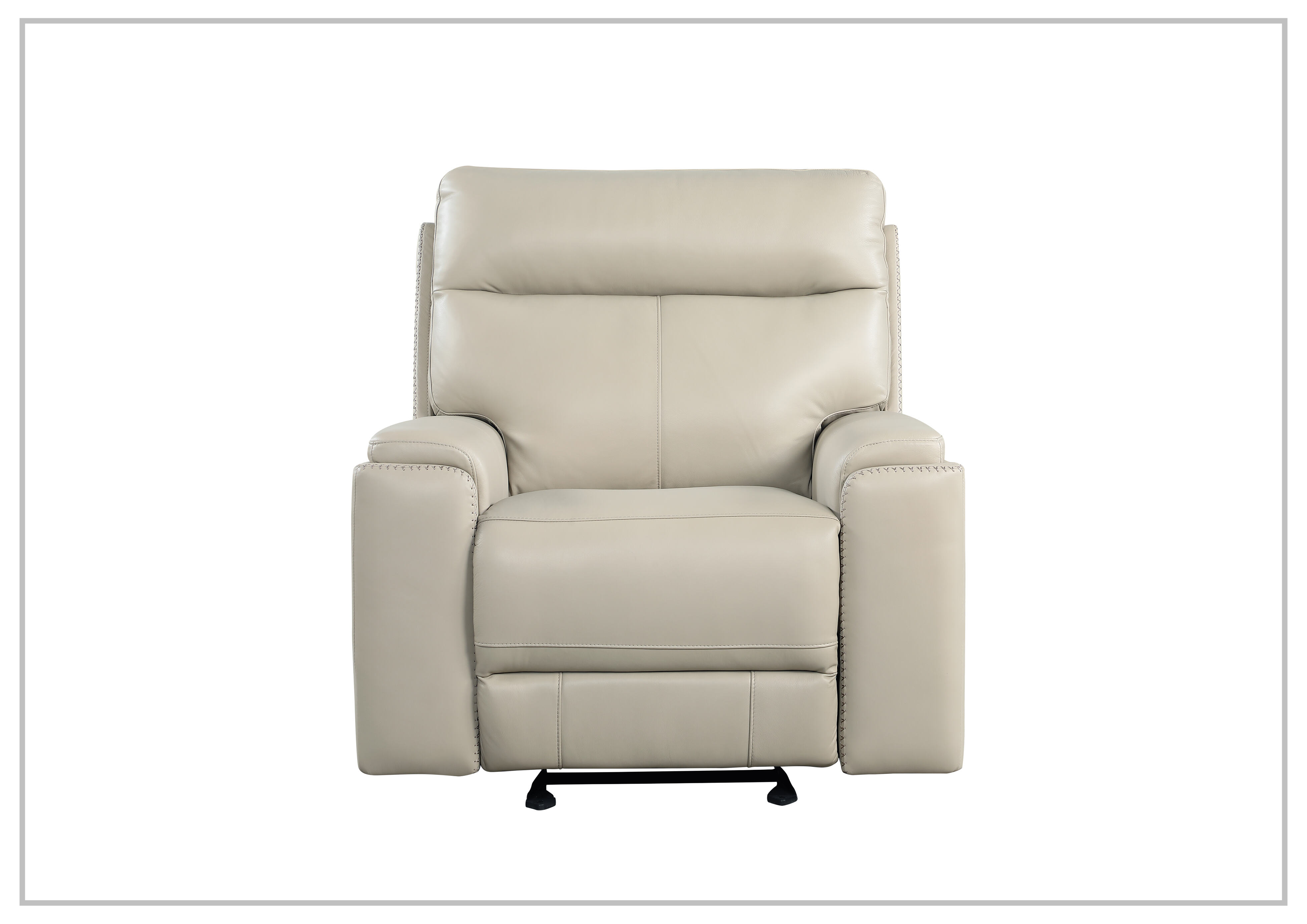 Gio Italia Bruna Leather Power Reclining Glider Chair - Modern Recliner for Living Room, Nursery & Home Theater - Electric Adjustable Comfort Sofa for Relaxing & Nursing