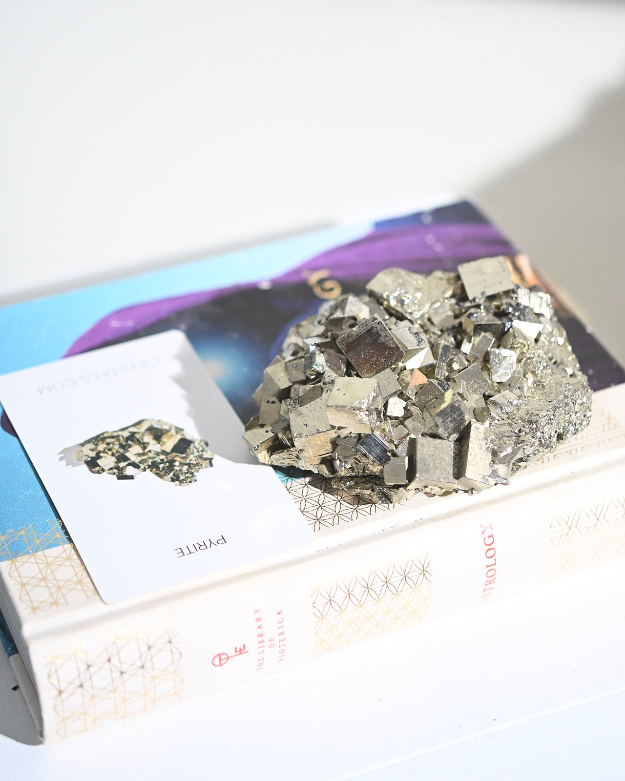 Natural Cubic Pyrite Cluster - 2.8lbs Raw Mineral Specimen for Crystal Healing, Feng Shui & Home Decor | Perfect for Meditation, Energy Work & Display Collection