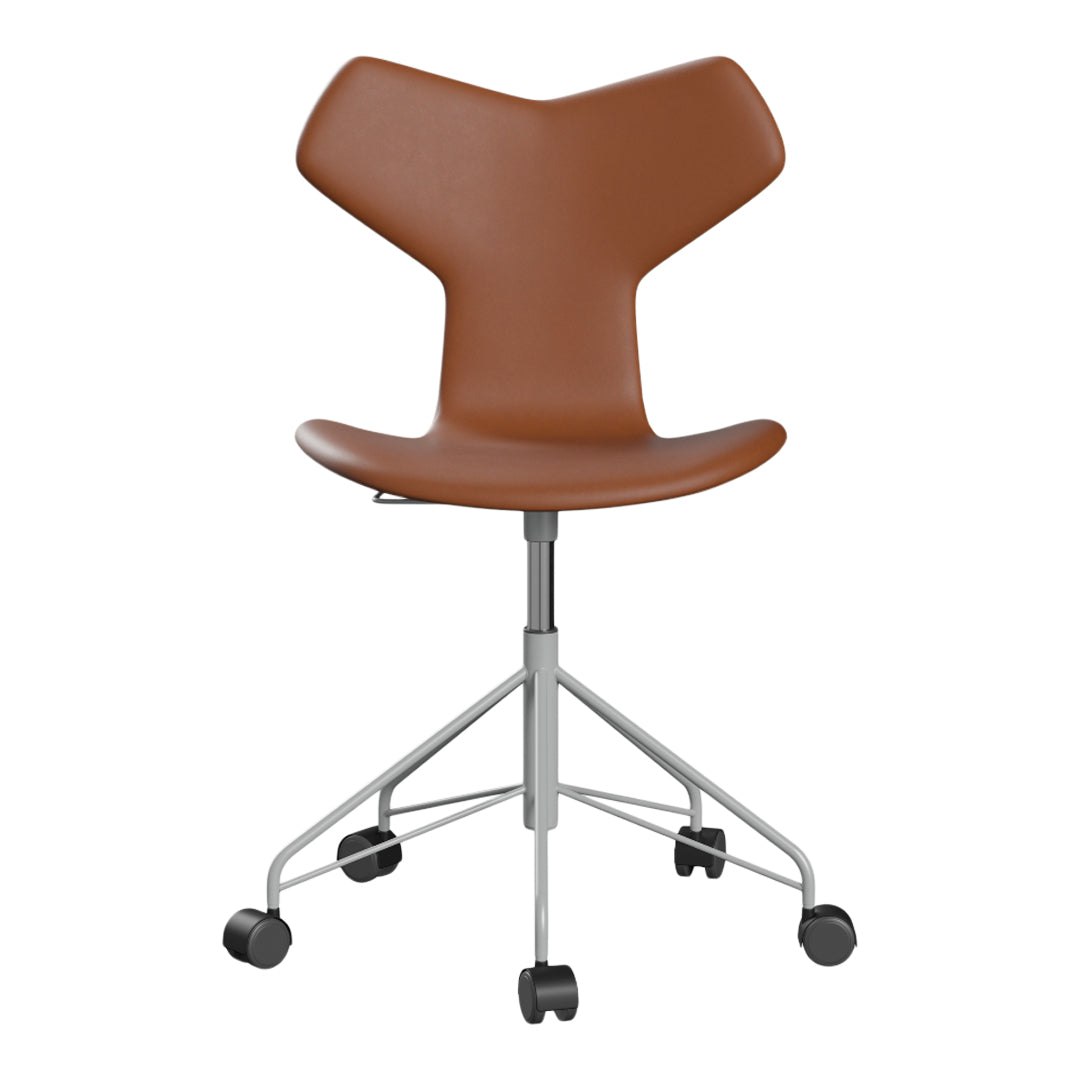 Premium Grand Prix Swivel Office Chair 3131 - Fully Upholstered Executive Desk Chair for Home & Office - Ergonomic Comfort for Long Work Hours