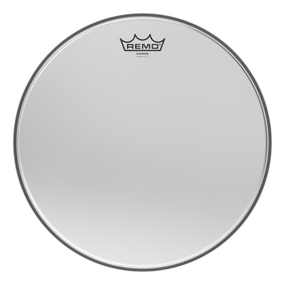 REMO Bass Drum Head - Chrome Starfire 18 Inch Diameter for Professional Drum Kits & Live Performances