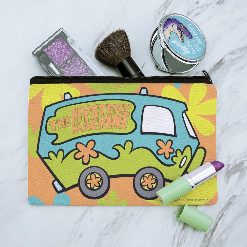 Scooby-Doo The Mystery Machine Makeup Bag - Waterproof Cosmetic Organizer Pouch for Travel, Gym & Daily Essentials | Cute Cartoon Design for Kids & Adults