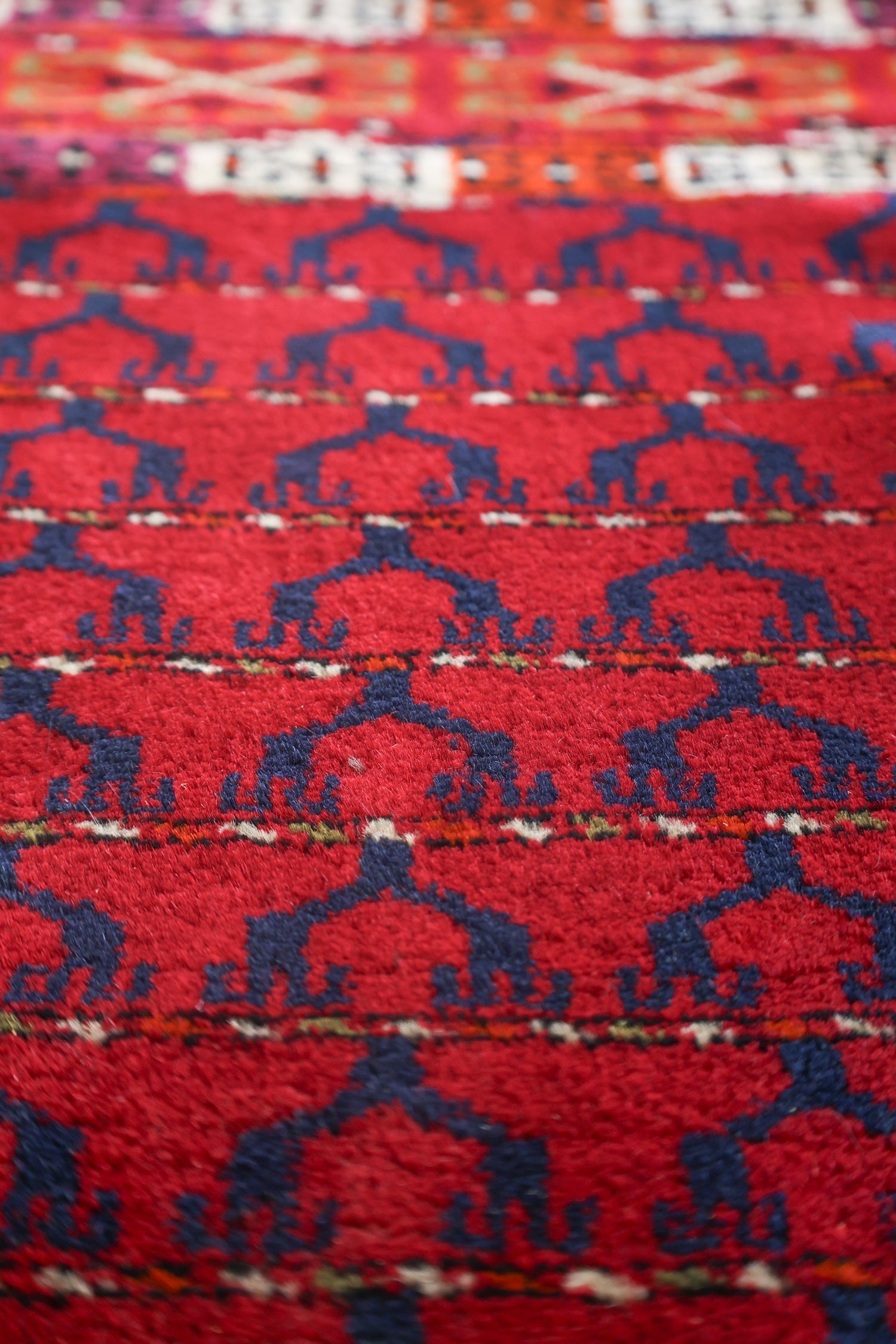 Antique Yomud Handwoven Tribal Rug JF8704 - Authentic Turkmen Wool Carpet for Boho Home Decor, Living Room & Bedroom