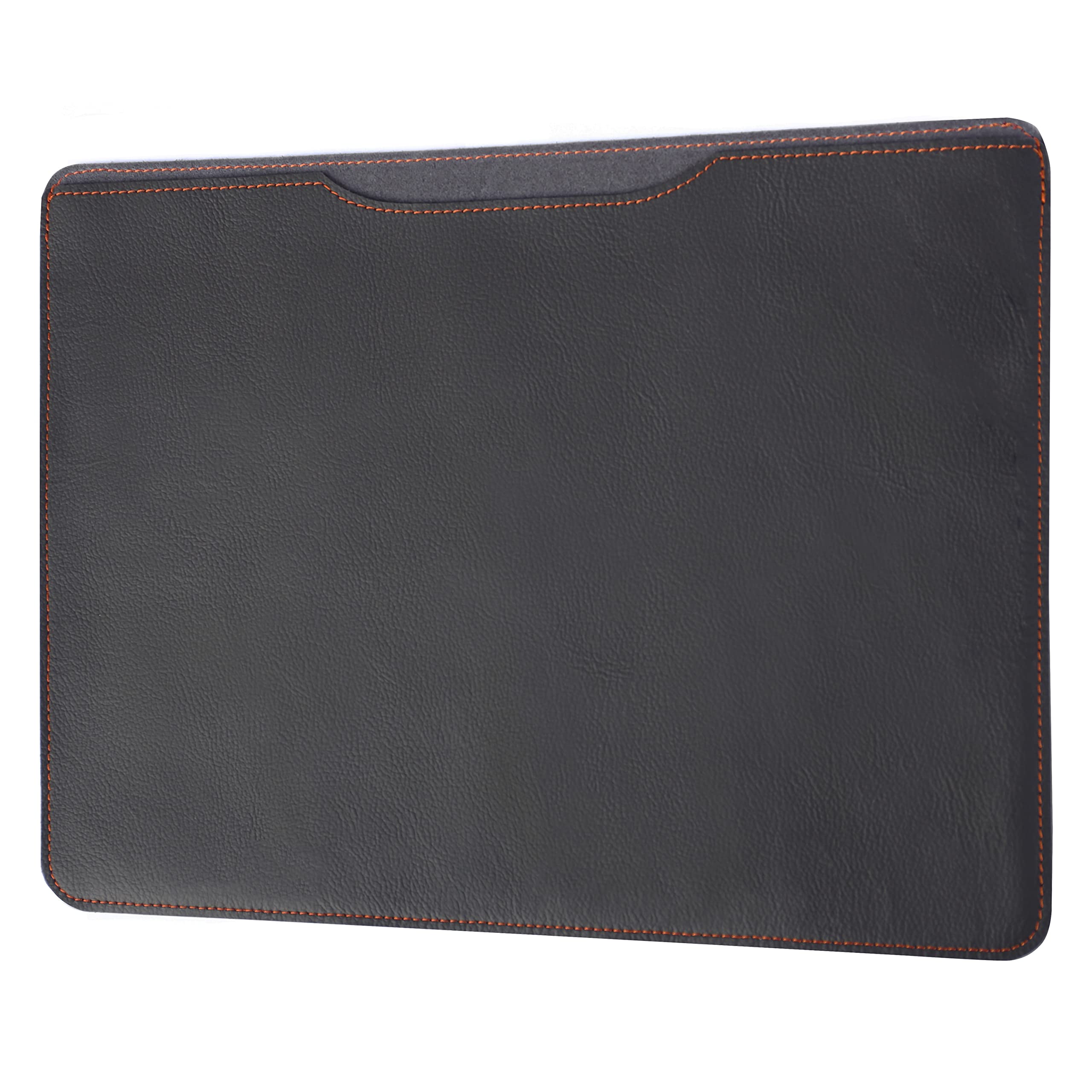 Premium Genuine Leather MacBook Sleeve Case for 13-Inch MacBook Air/Pro - Japanese Crafted Slim & Soft Protective Cover - Perfect for Business Travel, Office Use & Daily Commute