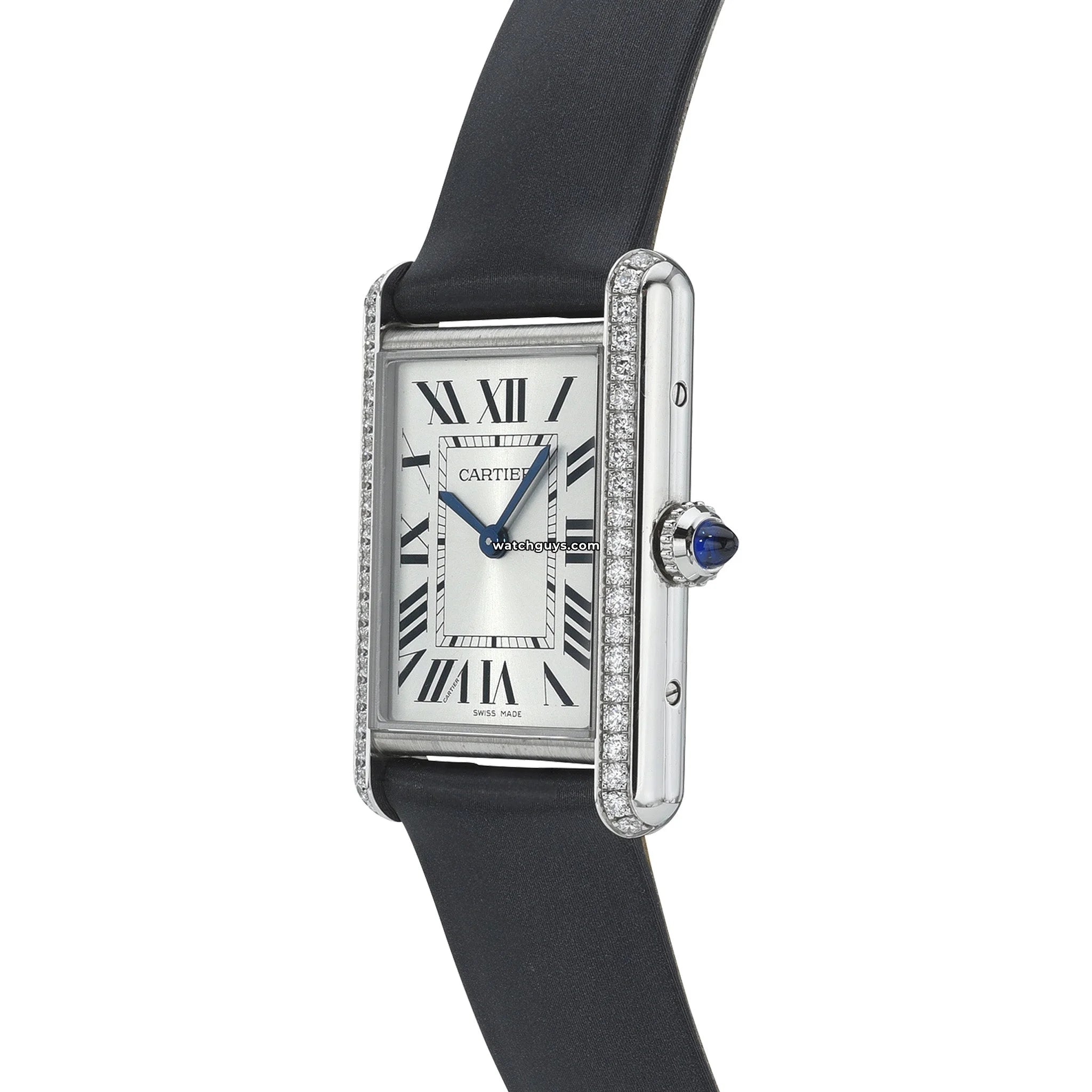 Cartier Tank Large Diamond Watch W4TA0017 - Luxury Swiss Timepiece for Men & Women - Perfect for Business, Gifts & Special Occasions