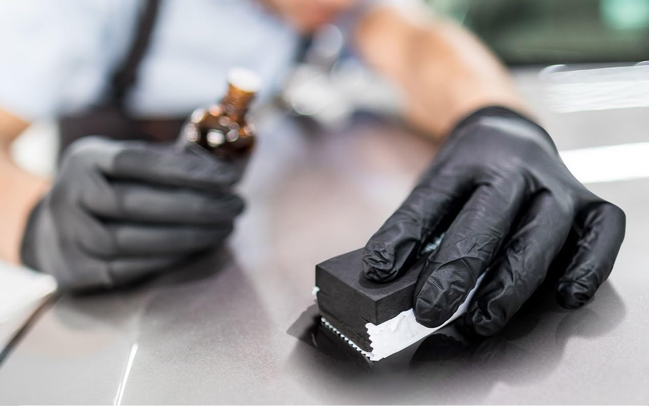 SAS Safety 66518 Raven Powder-Free Disposable Black Nitrile Gloves - 6 Mil Thickness, Large Size, Case of 10 Pairs - Ideal for Medical, Laboratory, Tattoo, Cleaning & Automotive Work