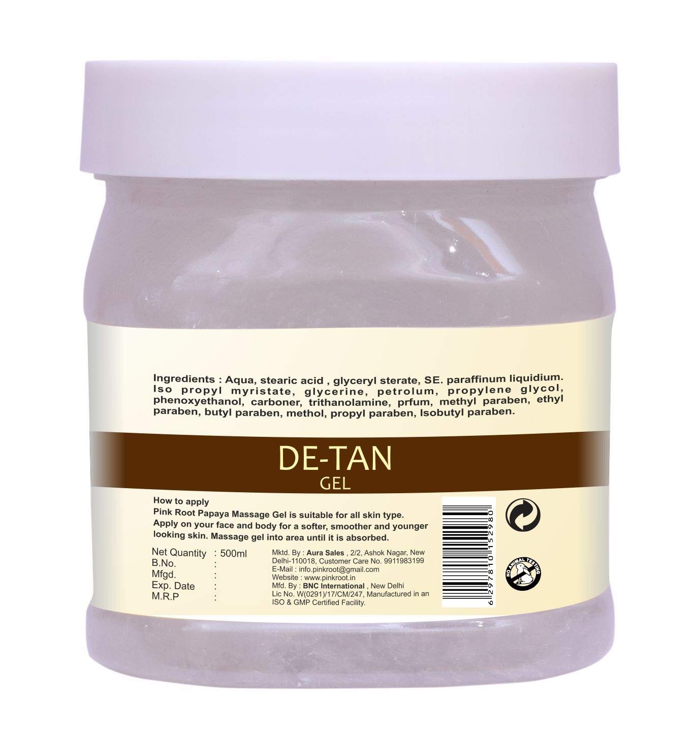 Organic Pink Root Aloe Vera Face & Body Scrub 500g + De-Tan Brightening Gel 500g - Exfoliating & Skin Brightening Combo for Acne, Dark Spots & Sun Tan Removal | Perfect for Daily Skincare Routine & Post-Sun Care