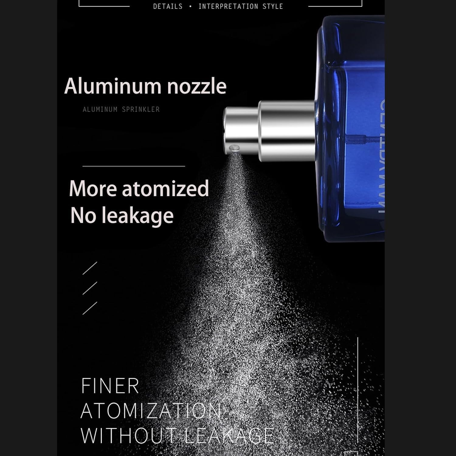 Premium VYG Cologne for Men - Alpha Touch Pheromone-Infused Fragrance | Long-Lasting Scent for Date Night, Office & Special Occasions (Blue)