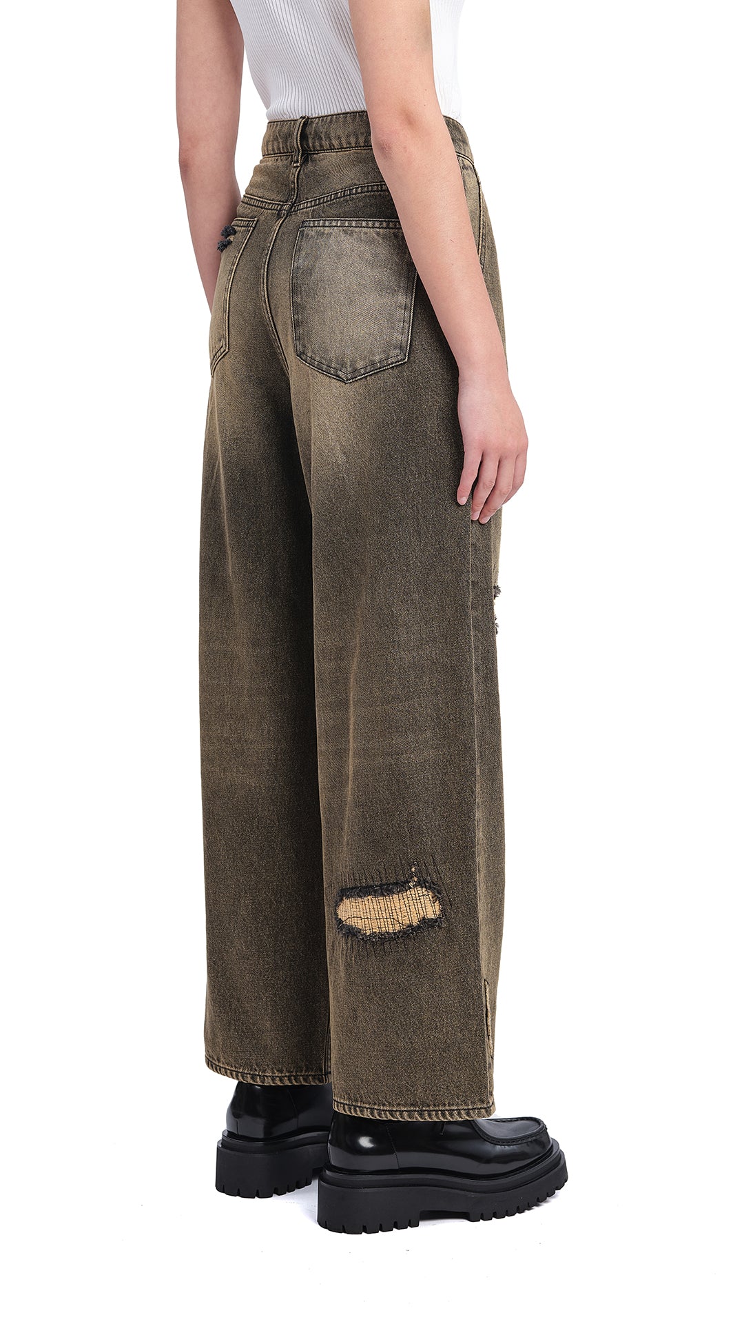 Stylish Women's Studded Balloon Jeans | High Waist Denim Pants for Casual & Party Wear | Trendy Street Fashion Outfit