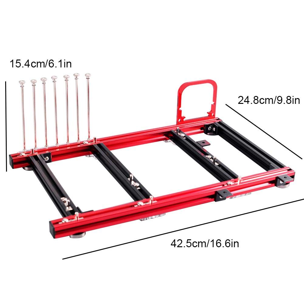 EBTOOLS Open Air ATX Computer Case - Aluminum Alloy Motherboard Test Bench & DIY Mini Frame for PC Builders | Perfect for Gaming Rigs, Hardware Testing & Computer Repair Workstations