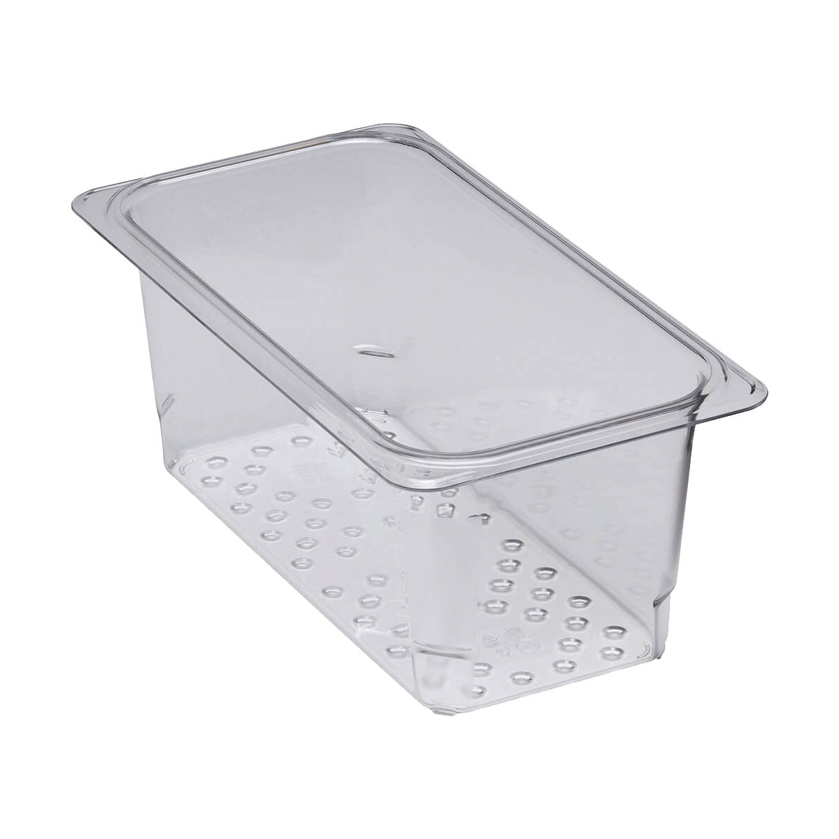 Cambro 35CLRCW135 Camwear 1/3 Size Clear Colander Food Pan - 5