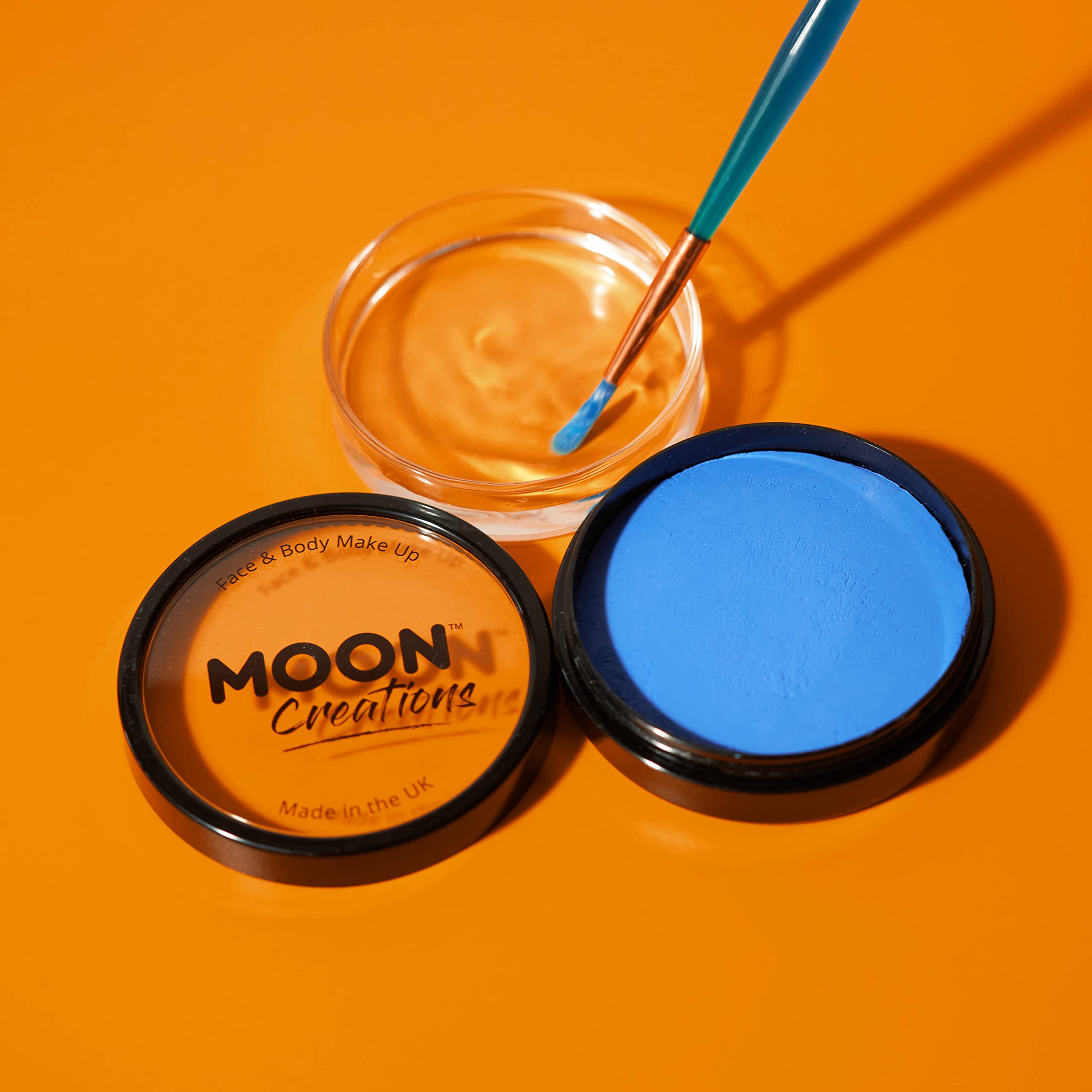 Professional Water-Based Face & Body Paint Cake Pots for Pale Skin - Safe for Adults & Kids - 1.26oz - Perfect for Halloween, Cosplay, Theater & Face Painting Parties
