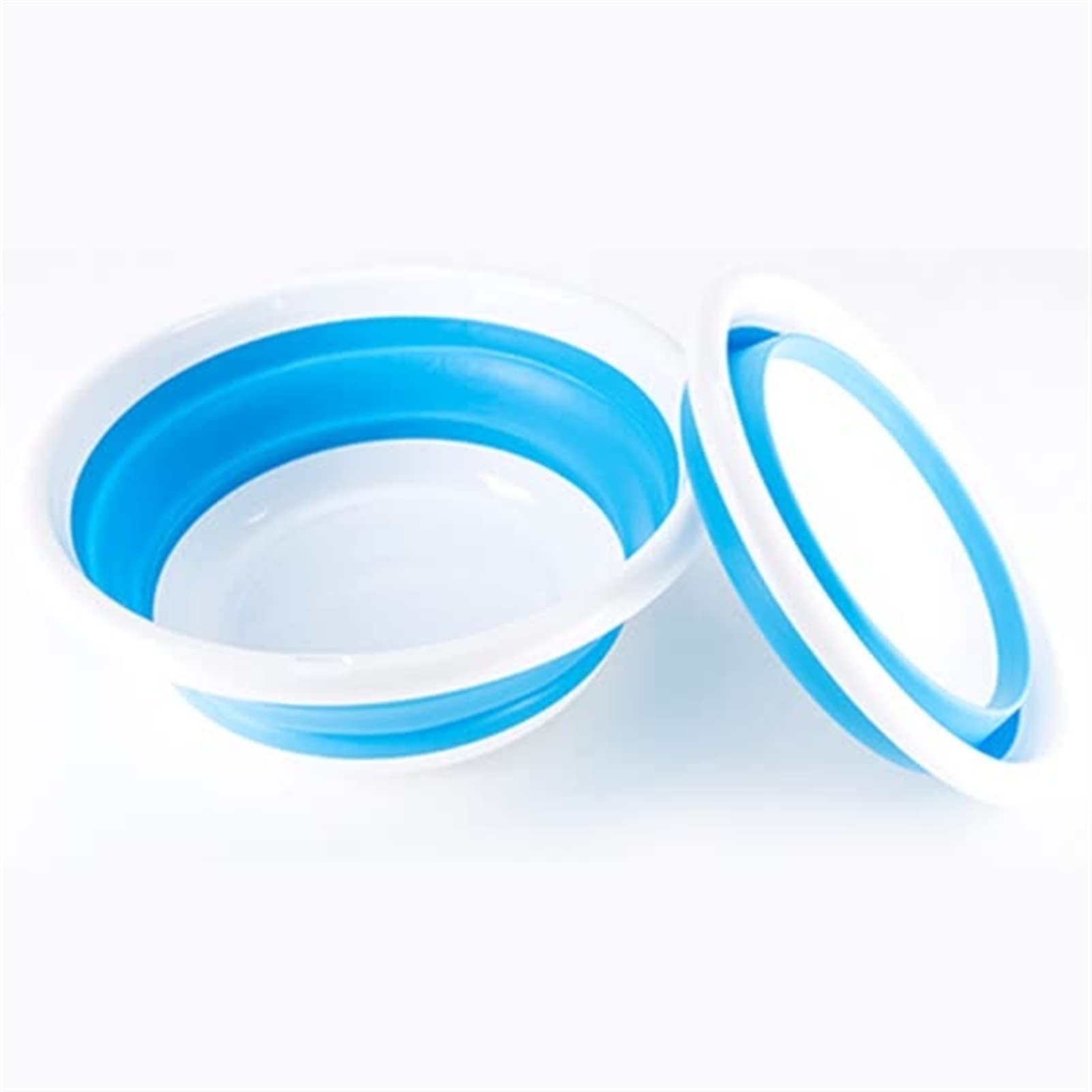 SOKUMI Collapsible Silicone Wash Basin - Portable Travel Laundry & Foot Washing Tub (14.8