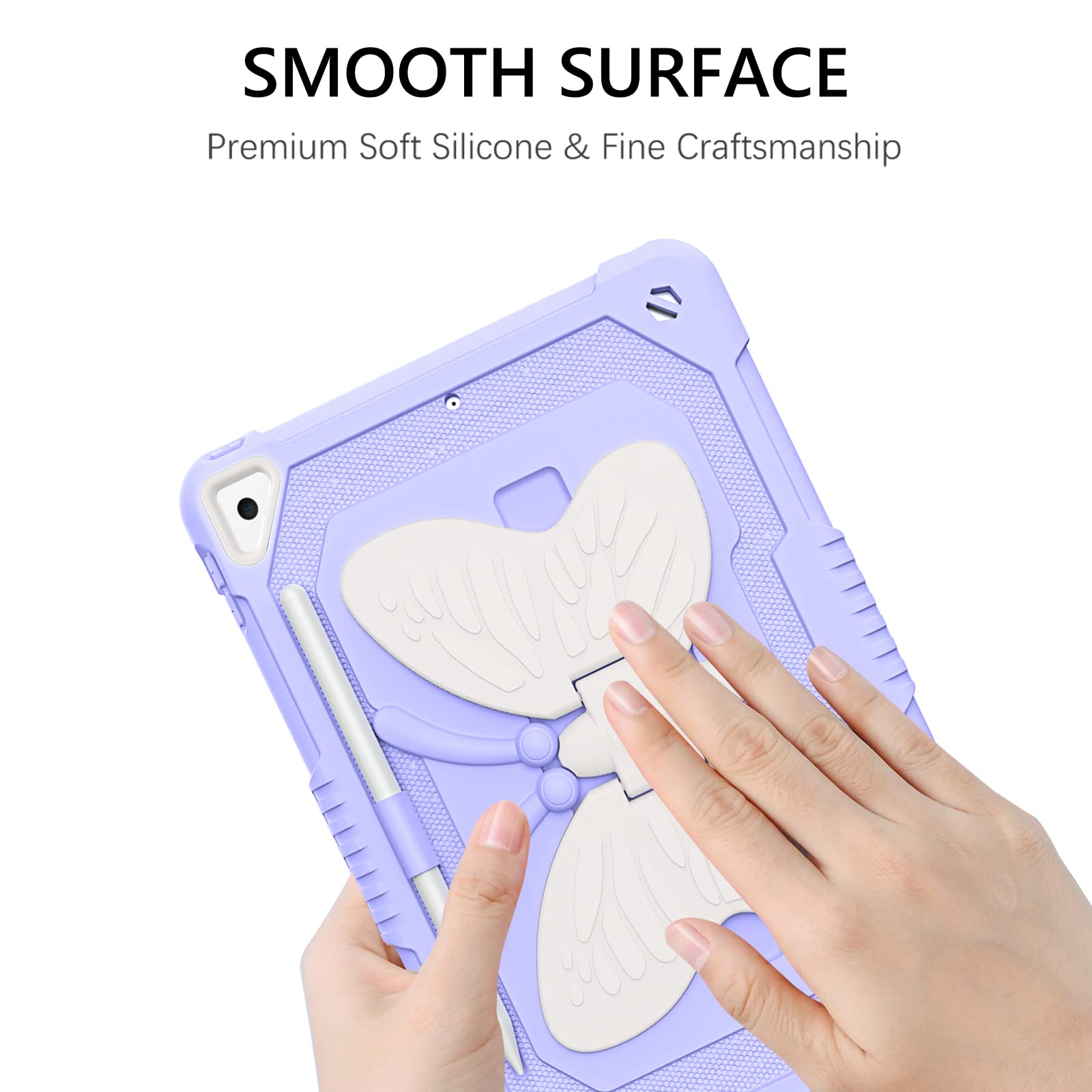 GUAGUA Shockproof Kids iPad Case - Compatible with iPad Air 2, iPad 5th/6th Gen (2017/2018) & iPad Pro 9.7