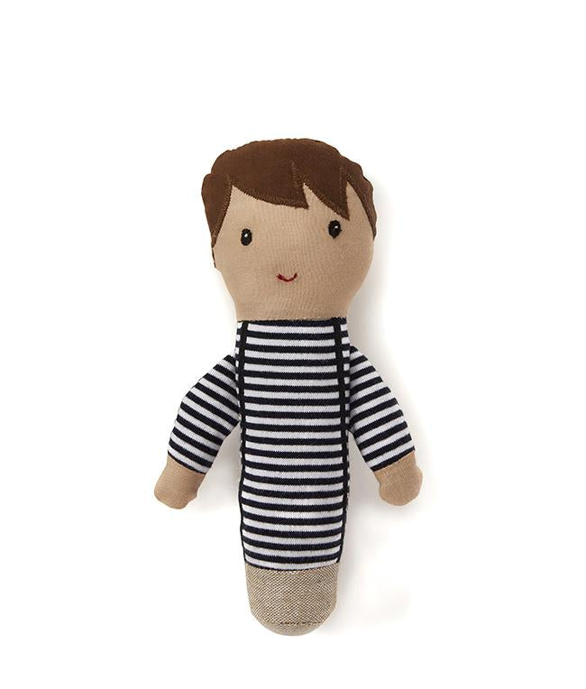 Sebastian Rattle - Premium Handcrafted Wooden Baby Rattle Toy | Safe & Non-Toxic Teething Gift for Newborns & Infants | Perfect for Nursery, Baby Showers & First Birthday Gifts