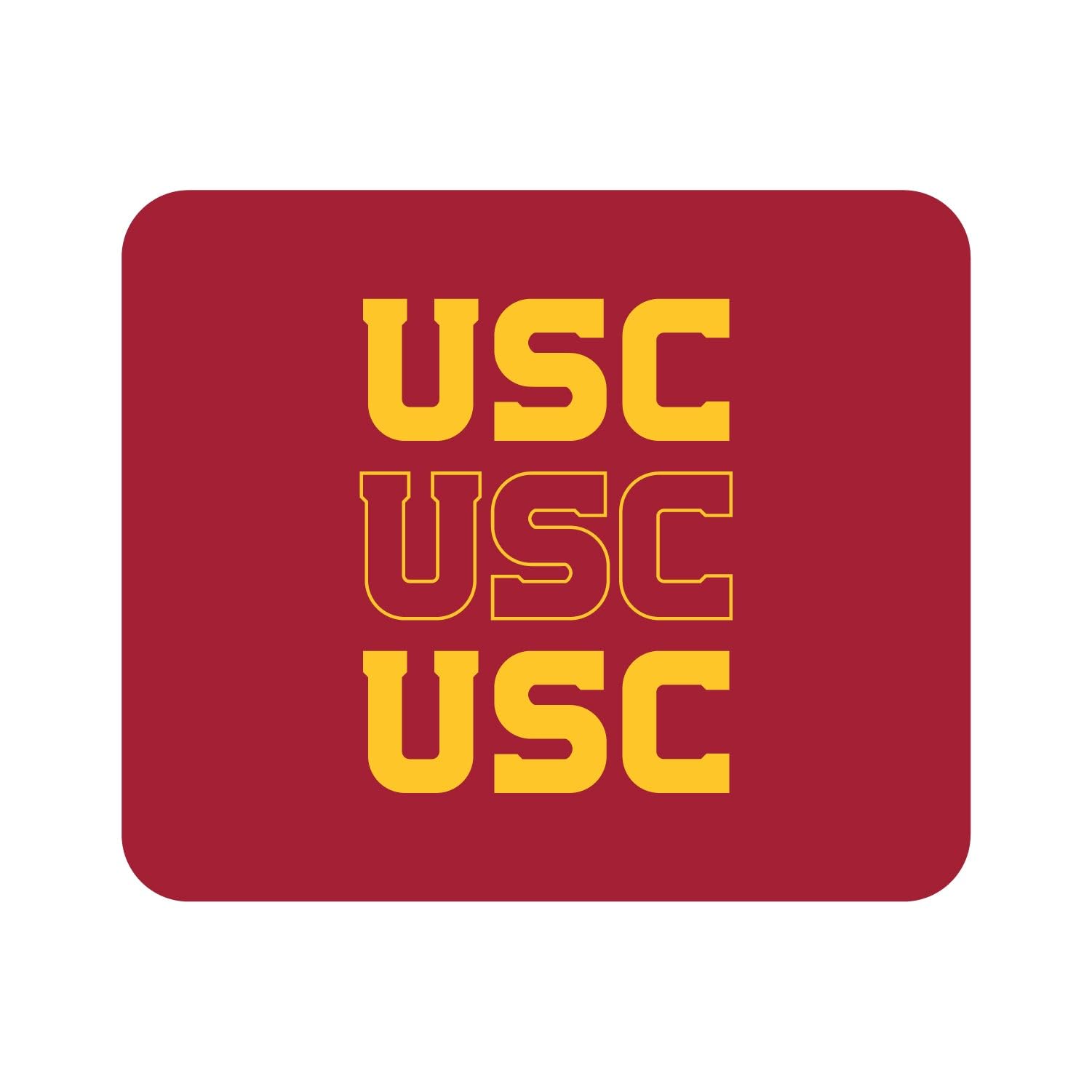 USC Trojans Mouse Pad - Premium Fabric Gaming & Office Desk Mat for University of Southern California Fans | Perfect for Work, Gaming & School Laptop Use