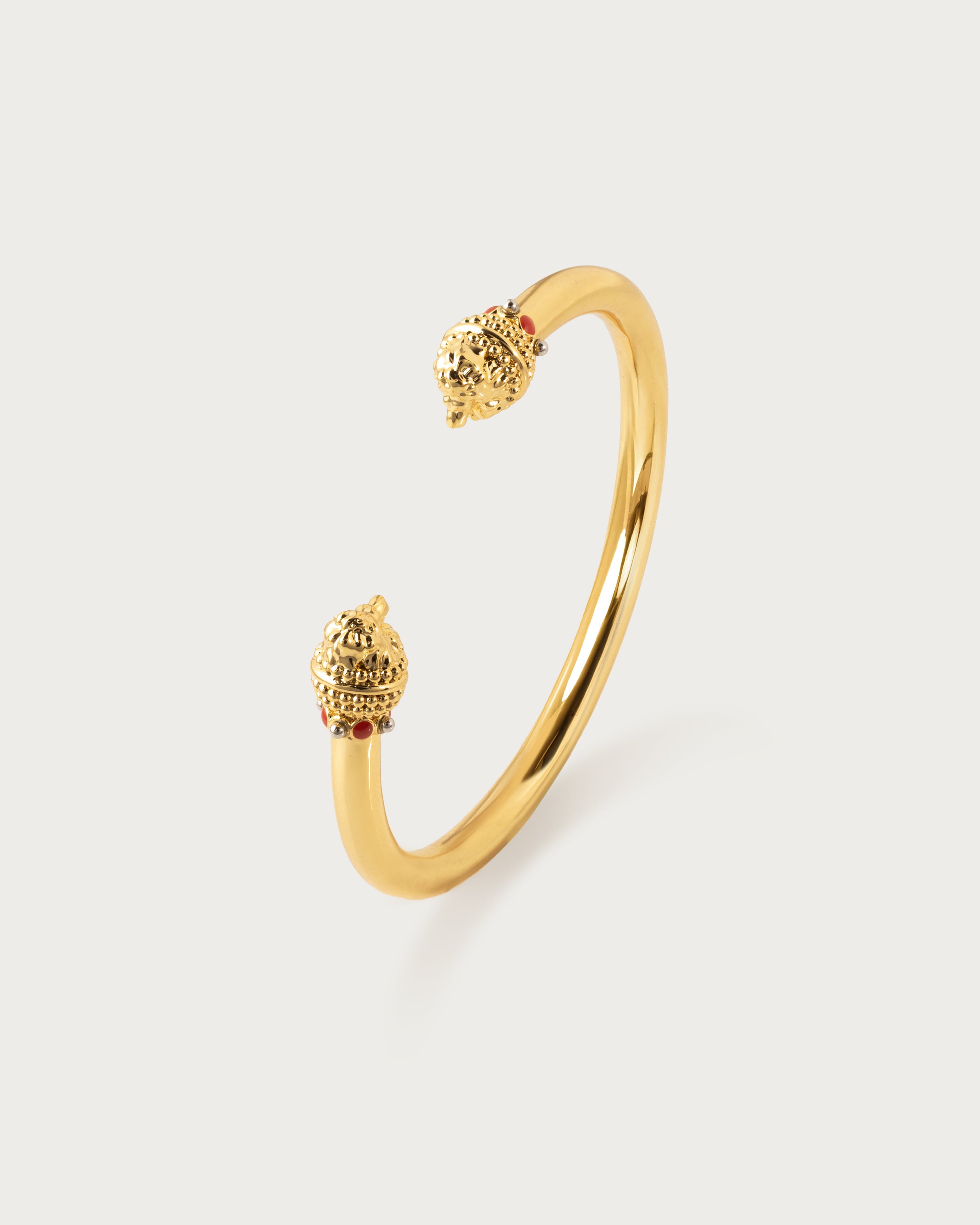 Roaring León Bangle Bracelet for Women - Stylish Gold & Silver Cuff Jewelry - Perfect for Parties, Weddings & Everyday Wear