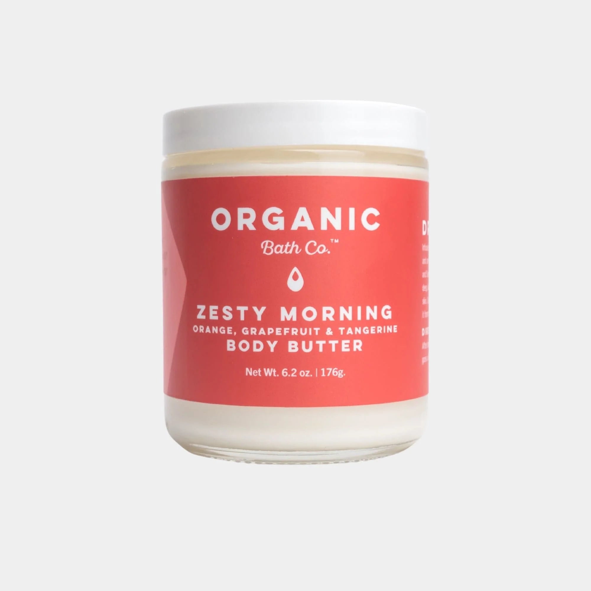 Organic Zesty Morning Body Butter - Nourishing & Hydrating for Dry Skin - Perfect for Daily Moisturizing & Self-Care Routine