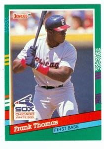 1991 Donruss #477 Frank Thomas Rookie Baseball Card - Chicago White Sox 