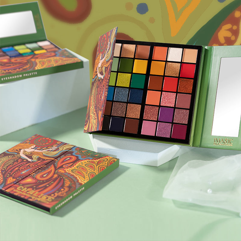 IMAGIC 36 Color Eyeshadow Palette - Highly Pigmented, Long Lasting Makeup for Professional & Everyday Use - Perfect for Parties, Weddings, and Special Occasions