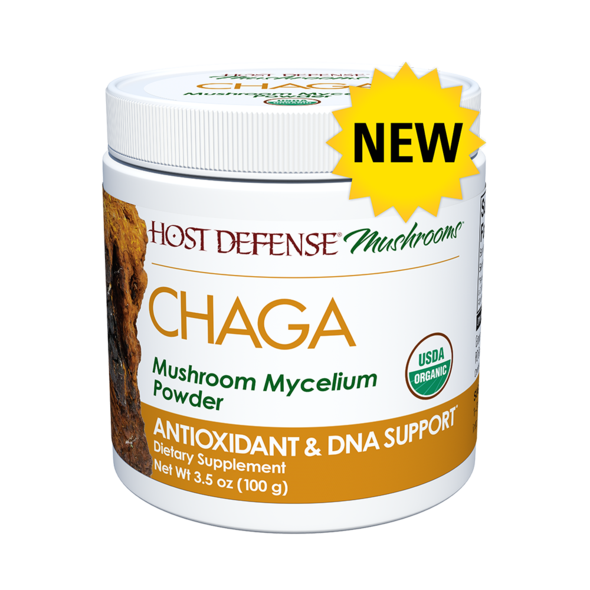Organic Chaga Mushroom Mycelium Powder - Immune Support Supplement - Antioxidant Rich Superfood for Tea, Coffee & Smoothies - Boost Energy & Wellness Naturally