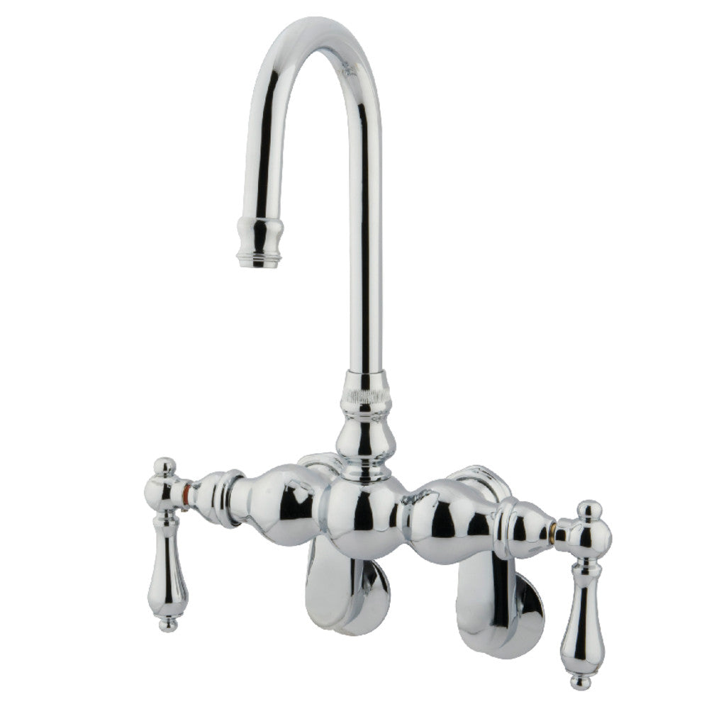 Kingston Brass CC81T5 Vintage Adjustable Center Wall Mount Tub Faucet