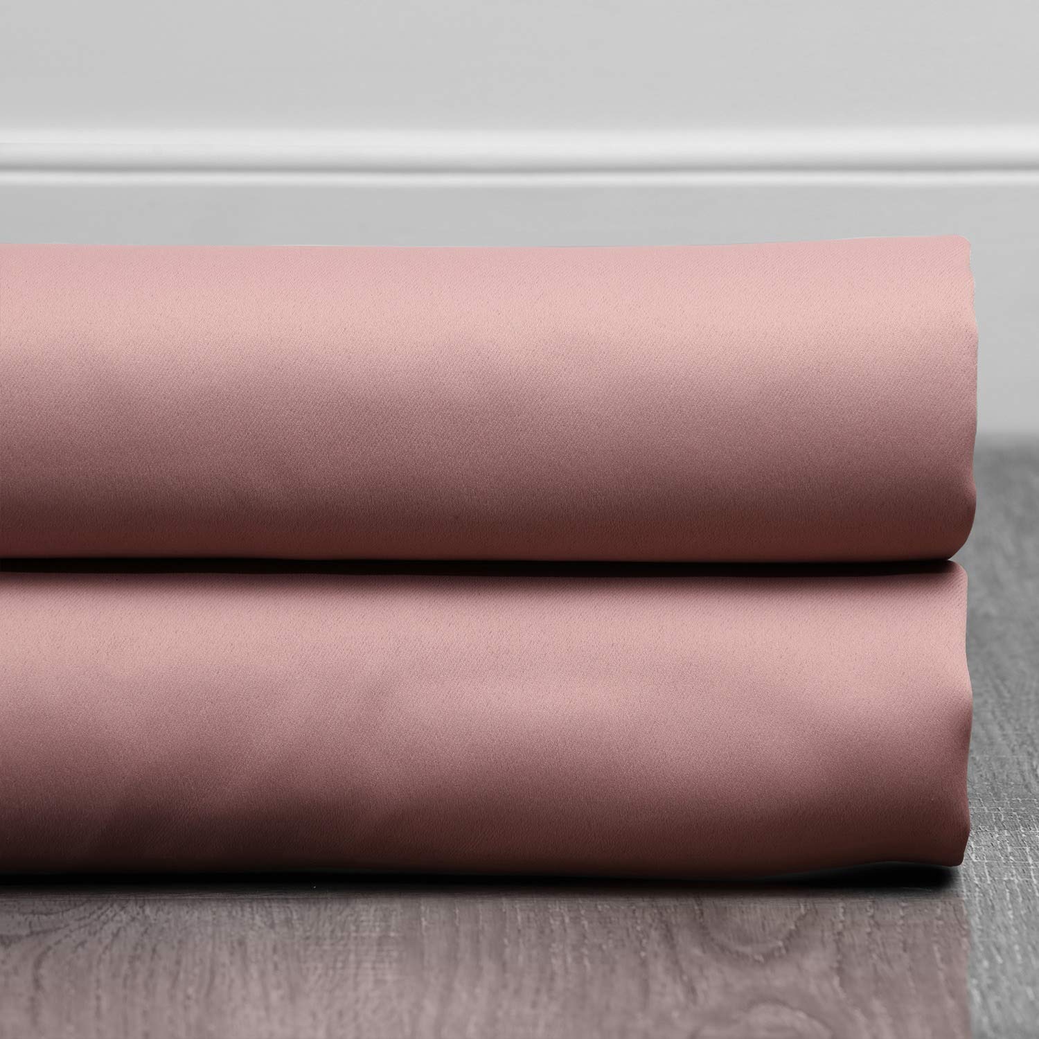 Blackout Curtains 50x96 Inches - Room Darkening Window Drapes for Bedroom & Living Room, Thermal Insulated Panels (1 Panel, Fresco Blush) - Perfect for Home Decor, Privacy & Light Control