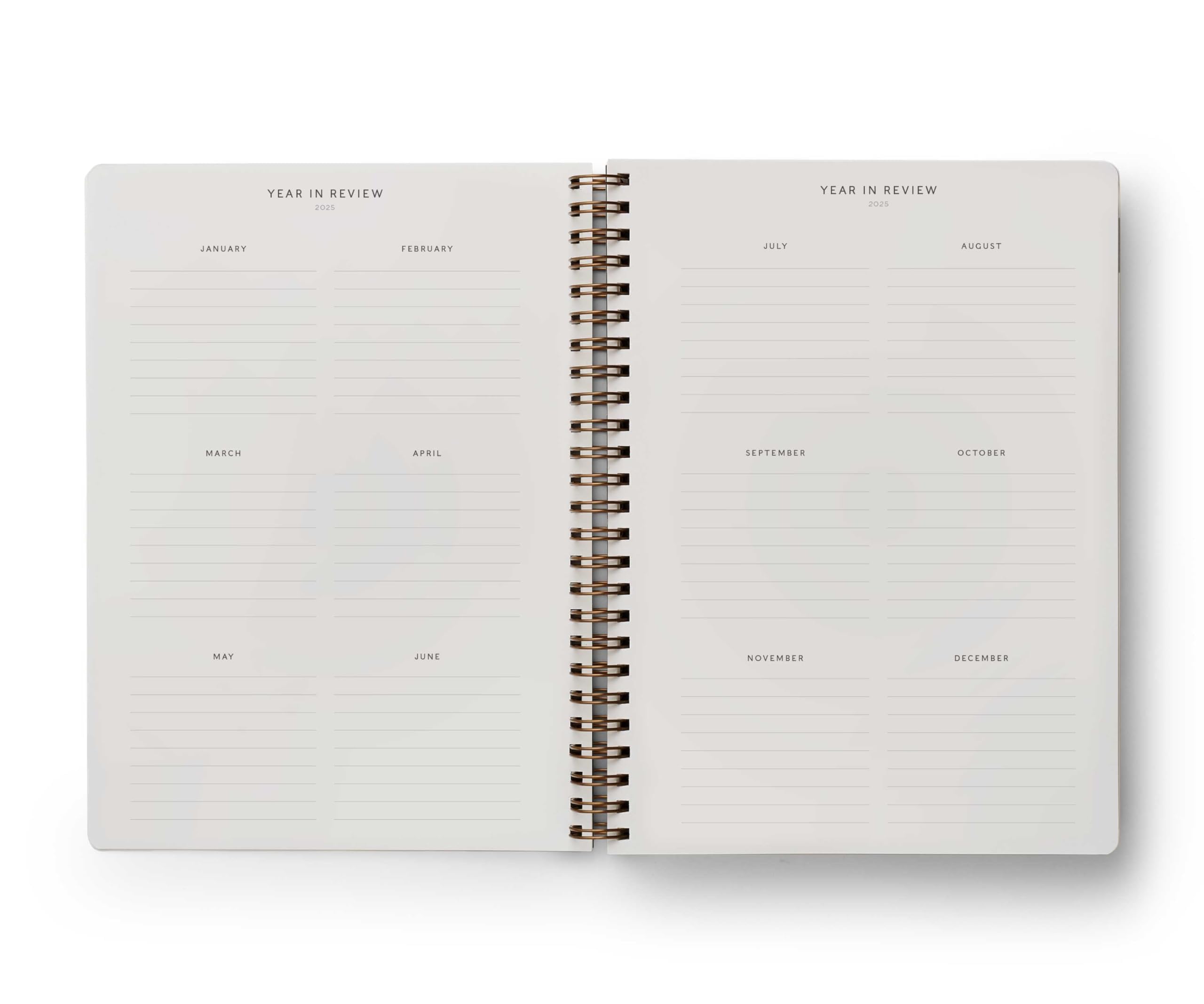 RIFLE PAPER CO. 2025 12-Month Soft Cover Spiral Planner | 6.25