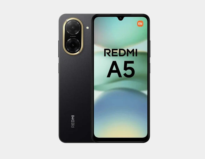 Xiaomi Redmi A5 4G Smartphone - 64GB ROM 3GB RAM - Dual SIM GSM Unlocked (Black) - Perfect for Travel, Work & Daily Use