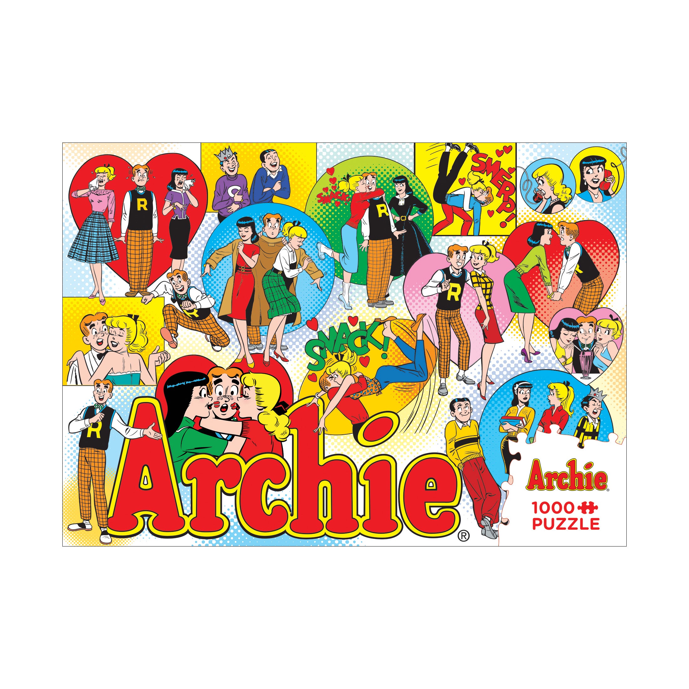 Archie Comics Classic Scenes 1000-Piece Jigsaw Puzzle - Fun Family Game Night & Collectible Gift for Comic Fans